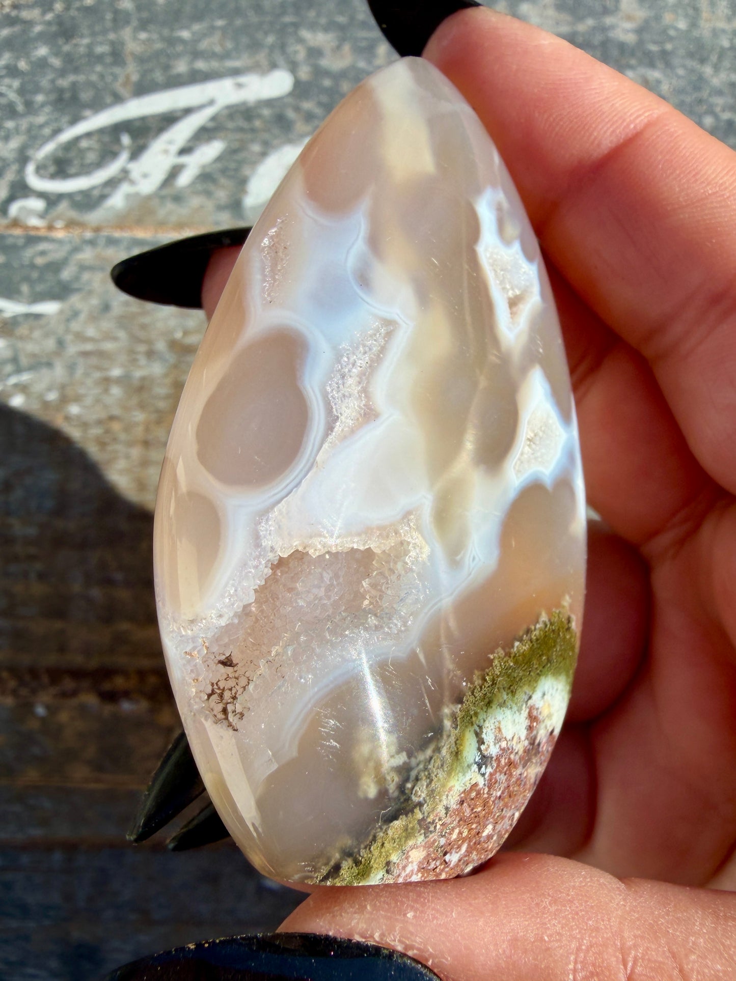 Gorgeous Scenic Moss Agate Freeform | Opt 42