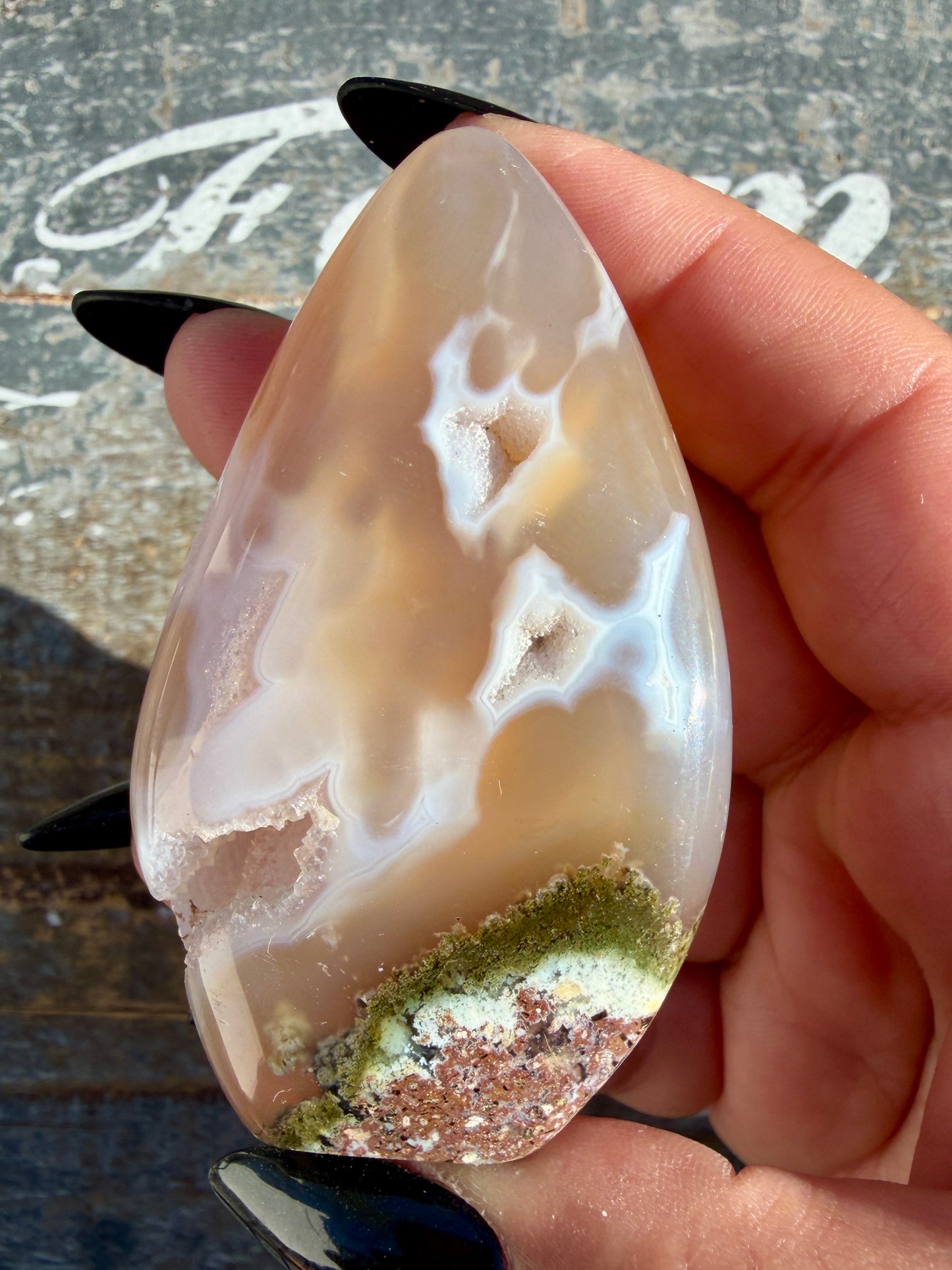 Gorgeous Scenic Moss Agate Freeform | Opt 42