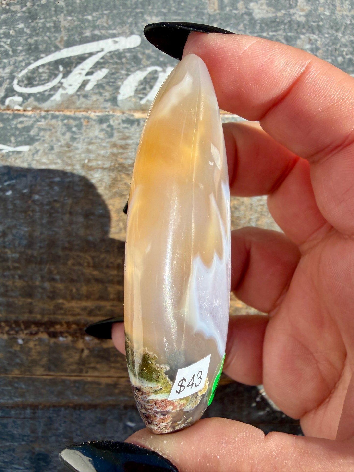 Gorgeous Scenic Moss Agate Freeform | Opt 42