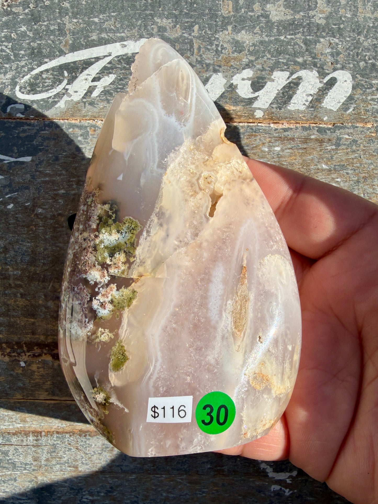Gorgeous Scenic Moss Agate Freeform | Opt 30