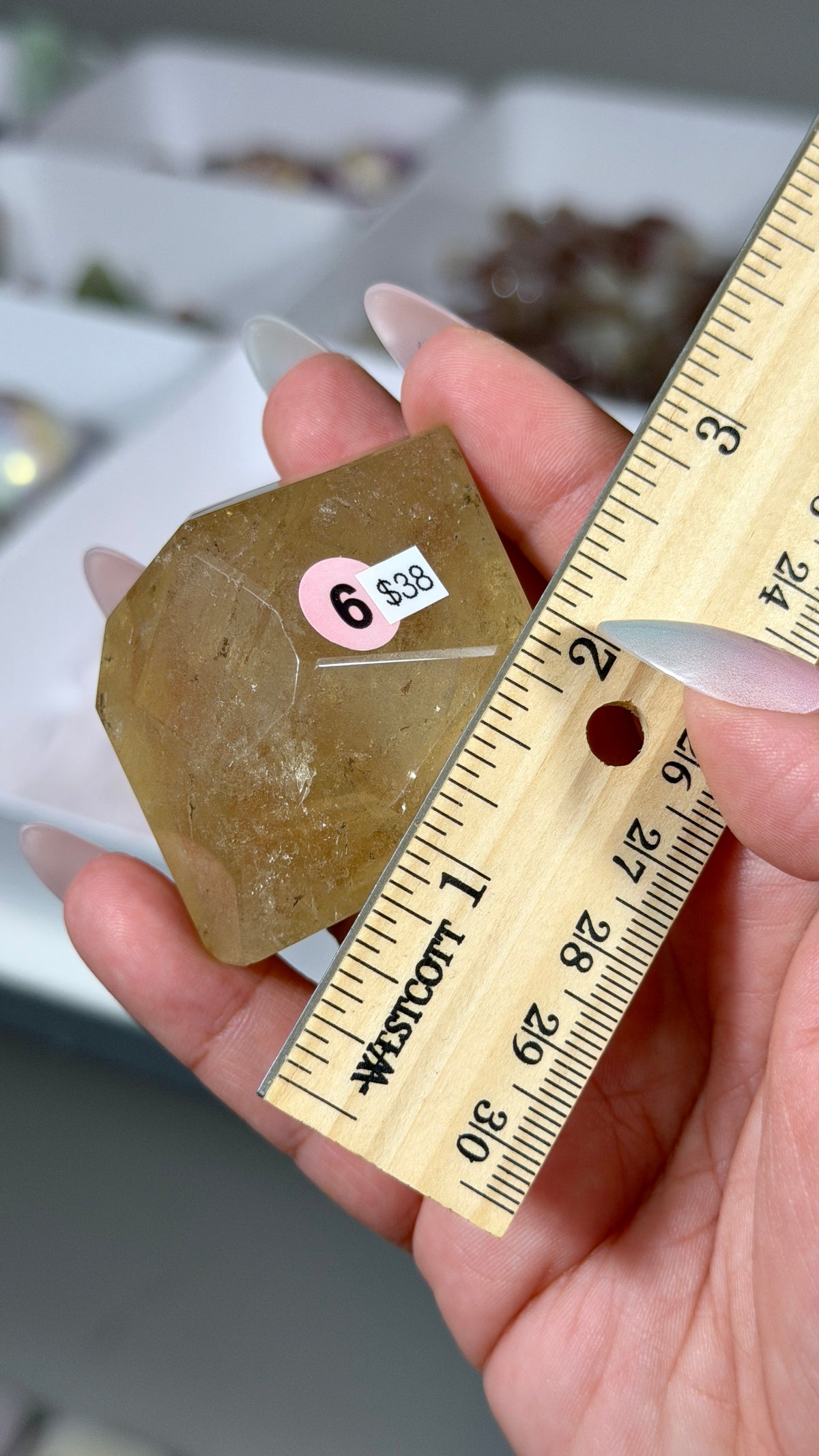 Gorgeous Natural Authentic Citrine Freeform | Brazil | Opt 6 | Denver Gem Show Find