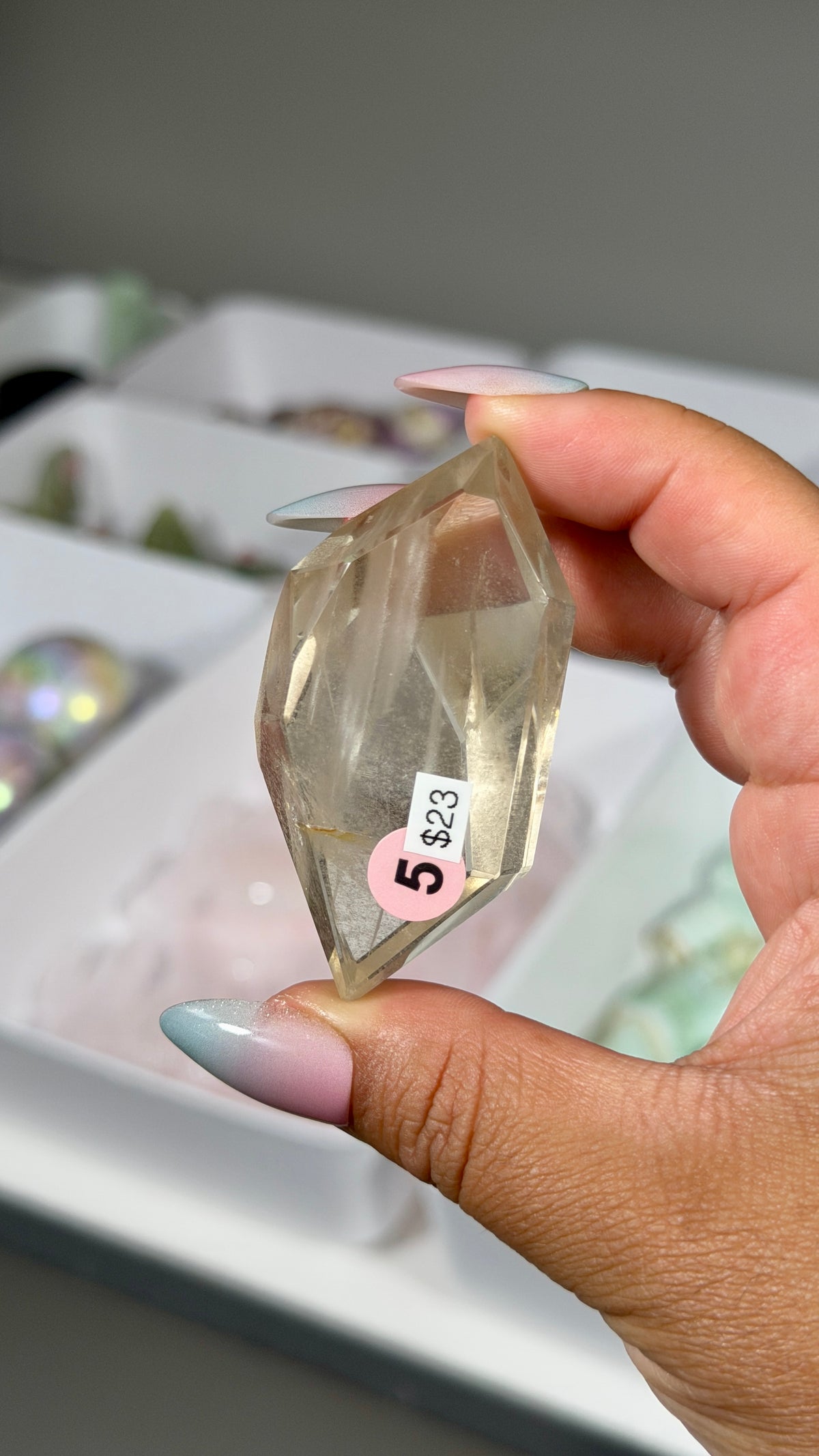 Gorgeous Girasol Quartz Freeform | Brazil | Opt 5 | Denver Gem Show Find