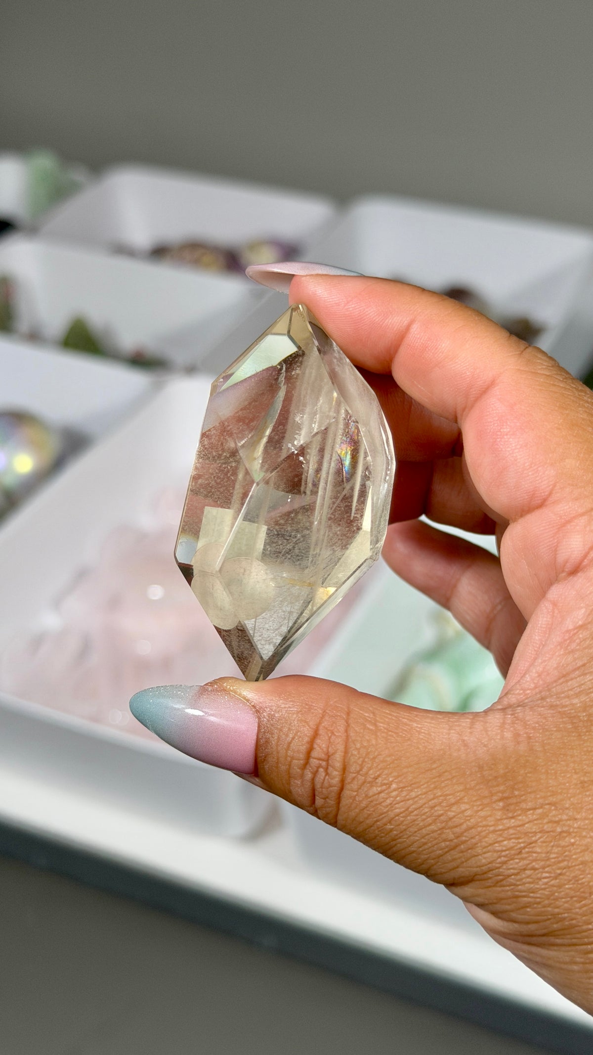 Gorgeous Girasol Quartz Freeform | Brazil | Opt 5 | Denver Gem Show Find