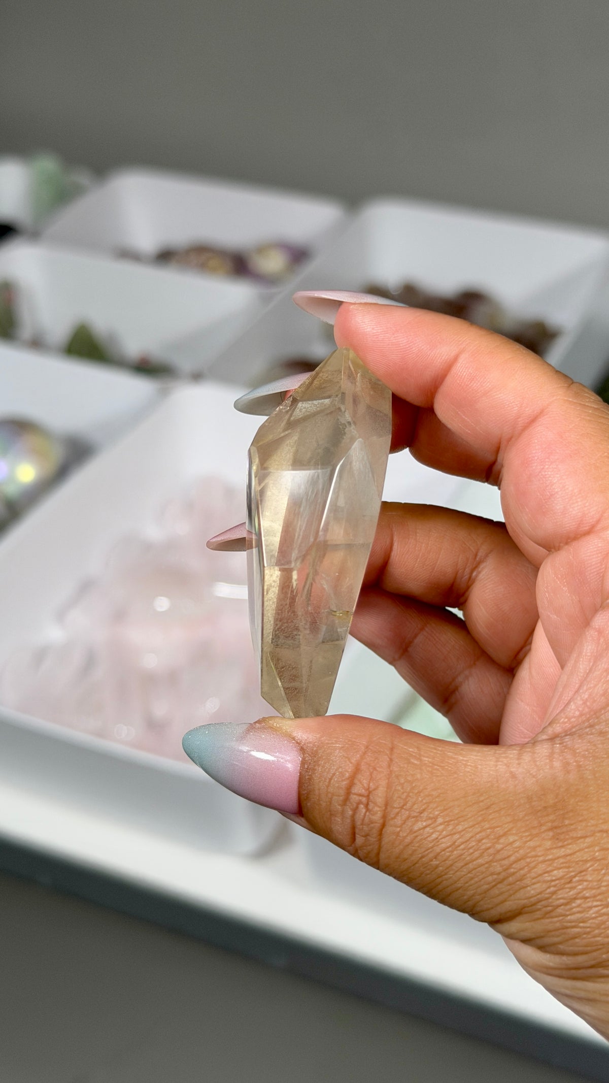 Gorgeous Girasol Quartz Freeform | Brazil | Opt 5 | Denver Gem Show Find