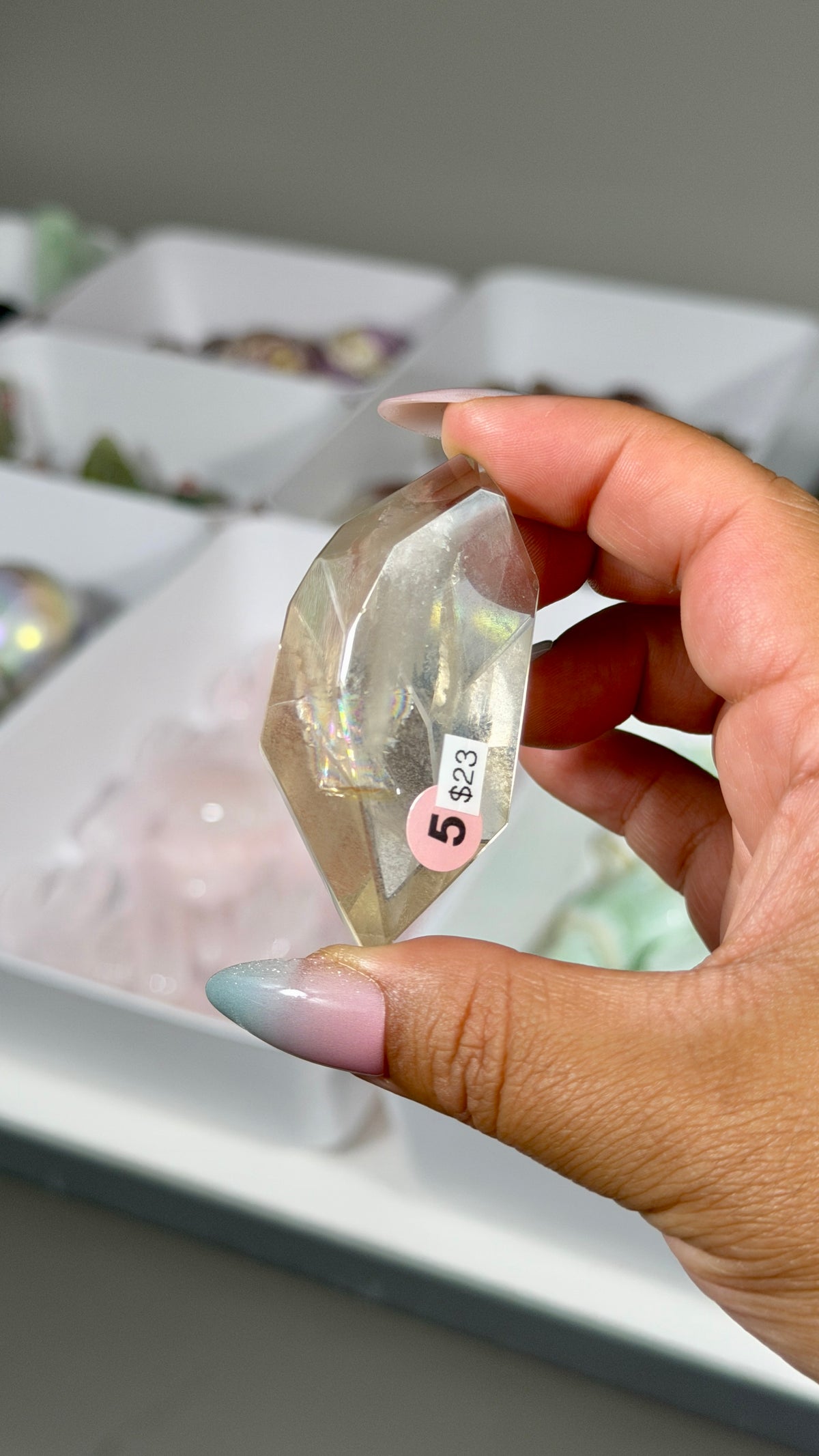 Gorgeous Girasol Quartz Freeform | Brazil | Opt 5 | Denver Gem Show Find