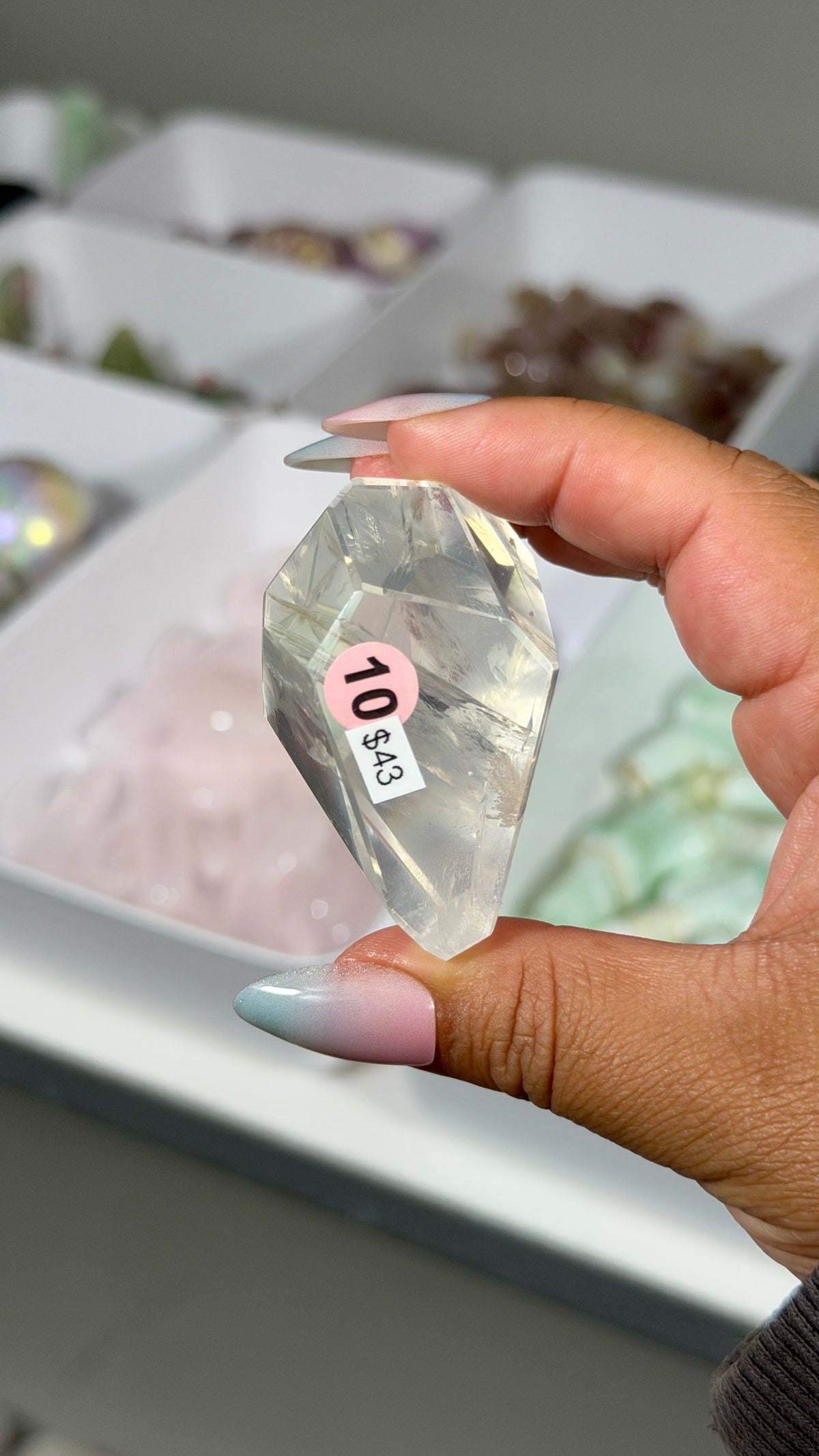 Gorgeous Girasol Quartz Freeform | Brazil | Opt 10 | Denver Gem Show Find