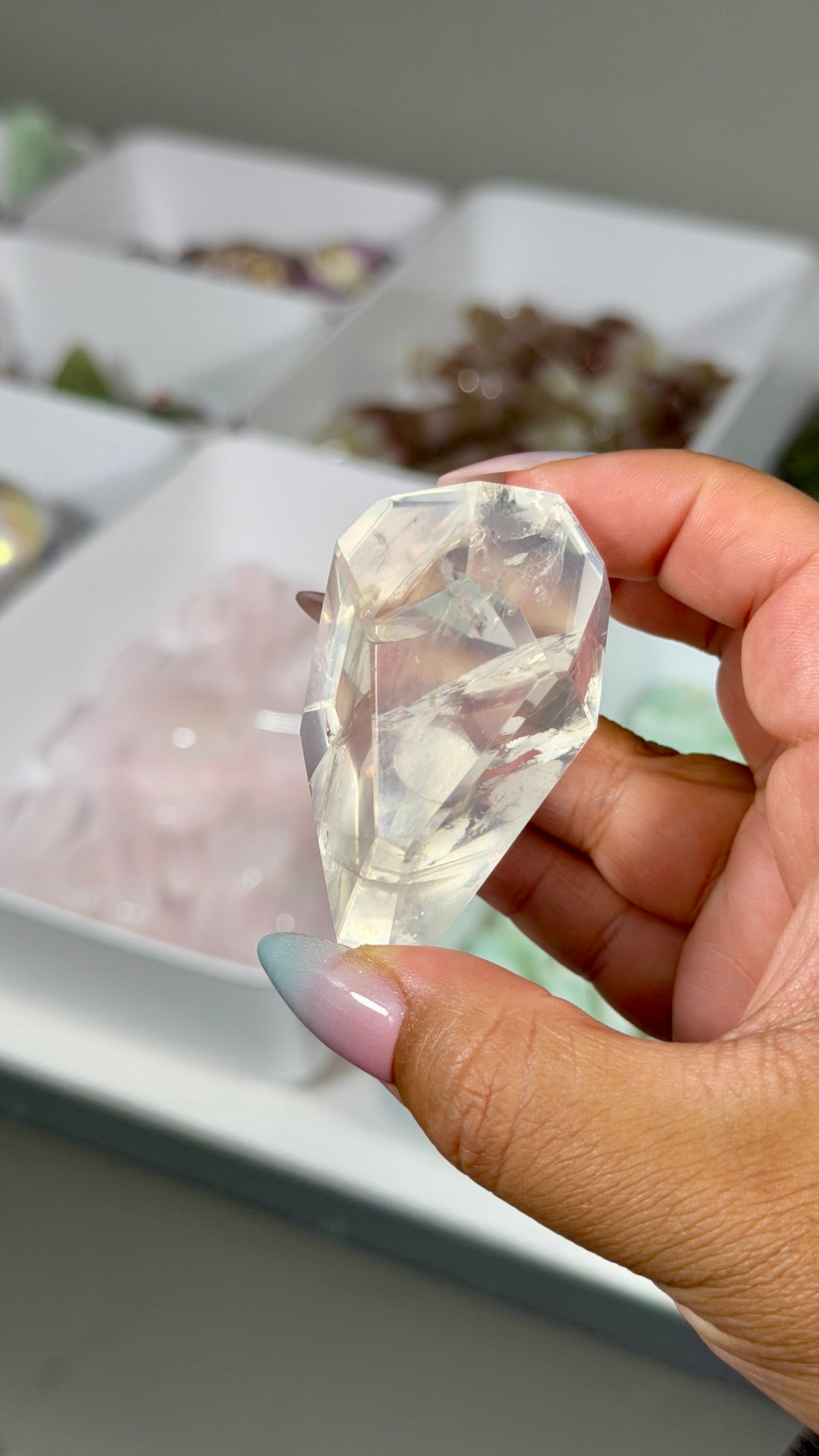Gorgeous Girasol Quartz Freeform | Brazil | Opt 10 | Denver Gem Show Find