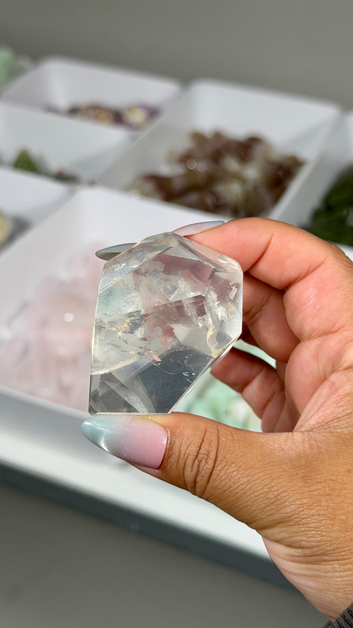 Gorgeous Girasol Quartz Freeform | Brazil | Opt 10 | Denver Gem Show Find
