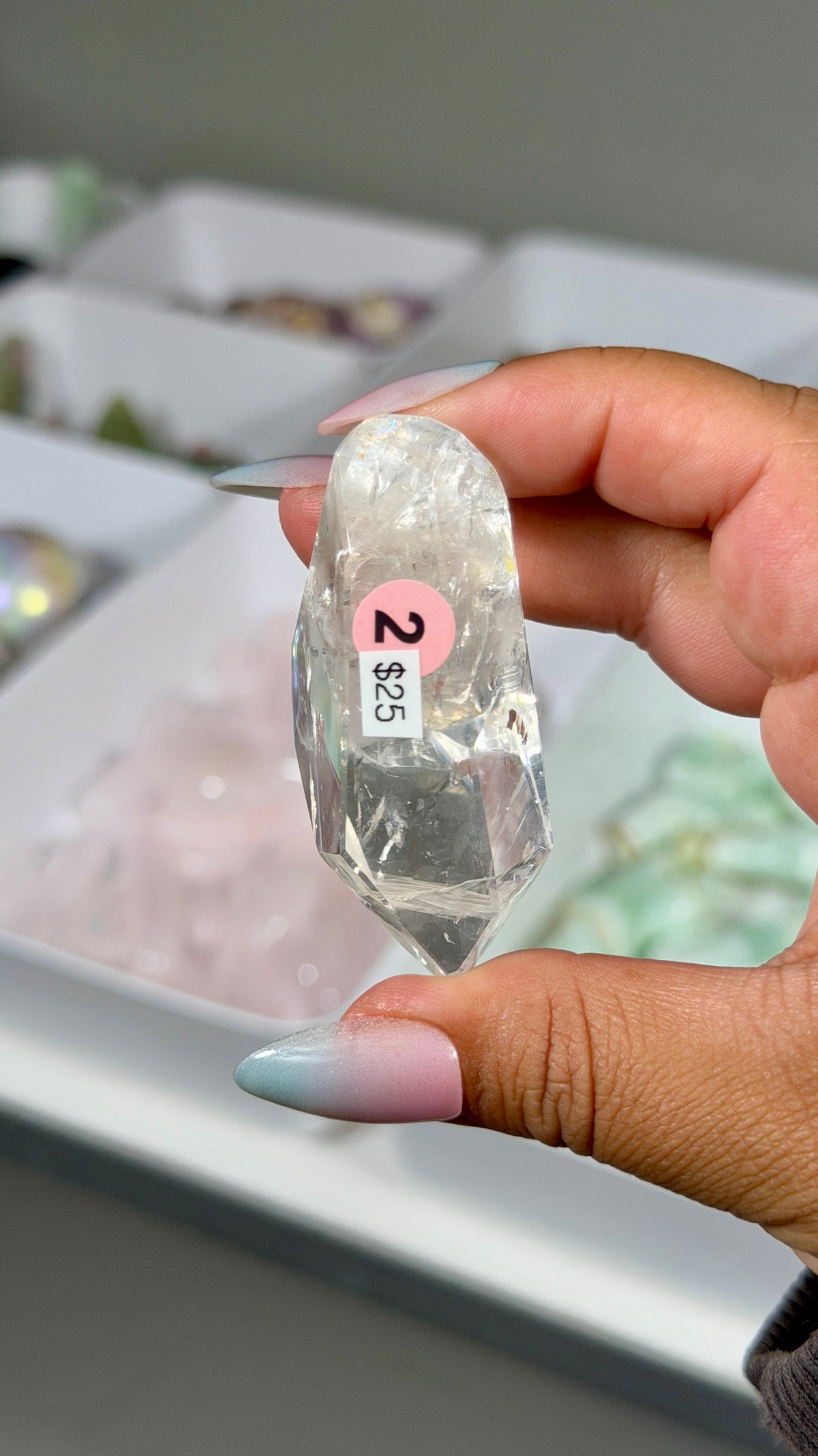 Gorgeous Clear Quartz Freeform | Brazil | Opt 2 | Denver Gem Show Find