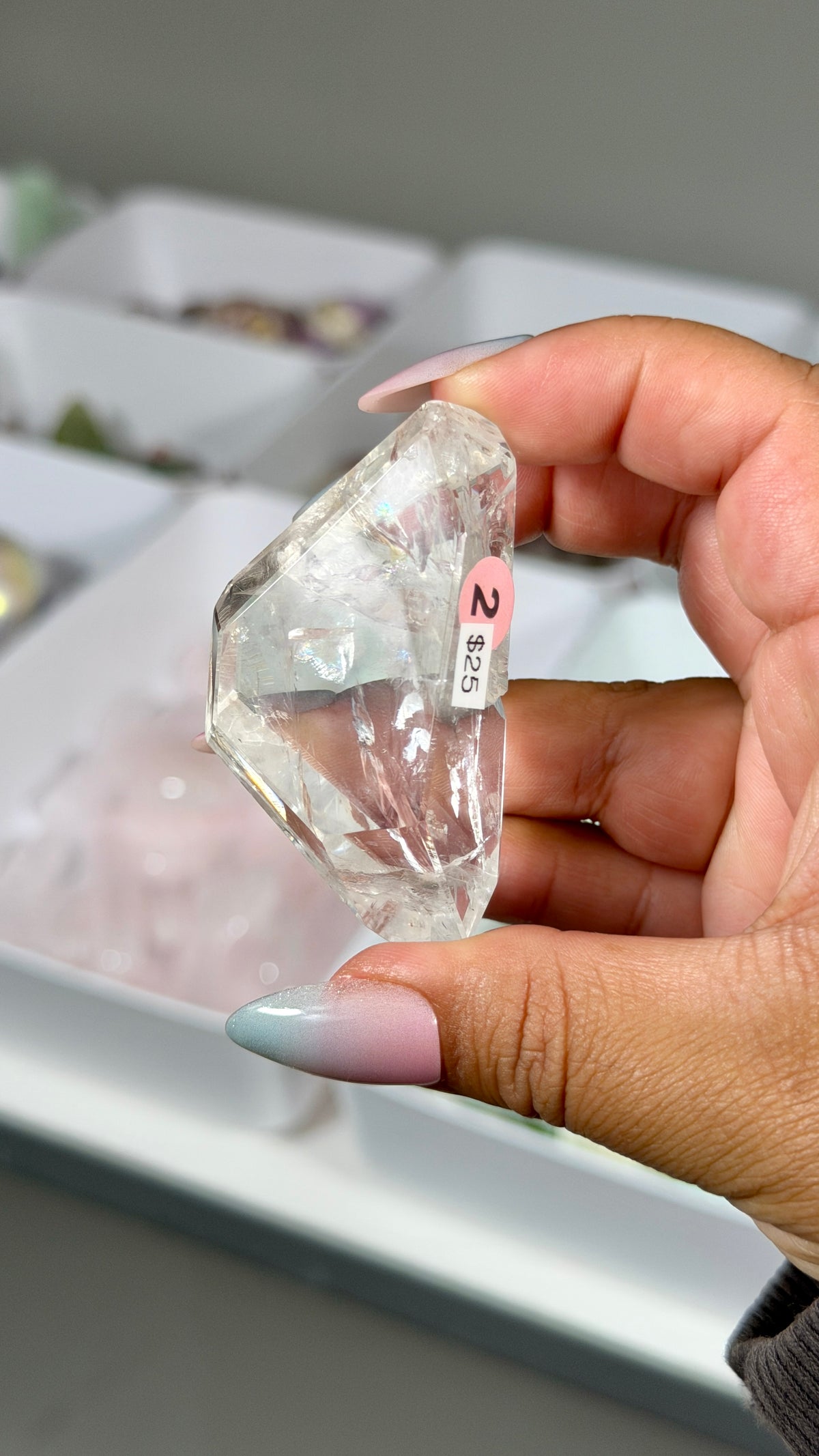 Gorgeous Clear Quartz Freeform | Brazil | Opt 2 | Denver Gem Show Find