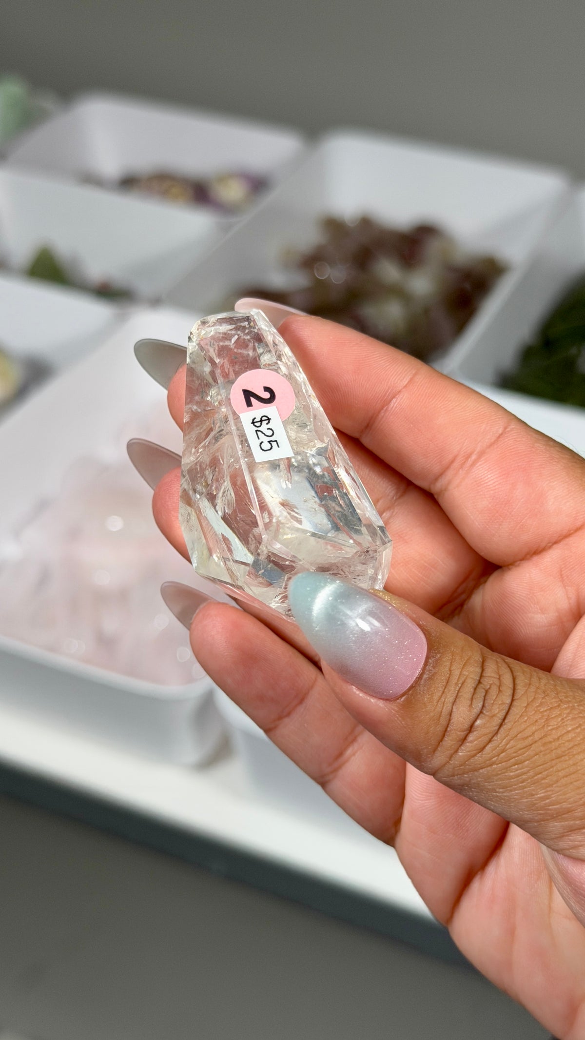 Gorgeous Clear Quartz Freeform | Brazil | Opt 2 | Denver Gem Show Find