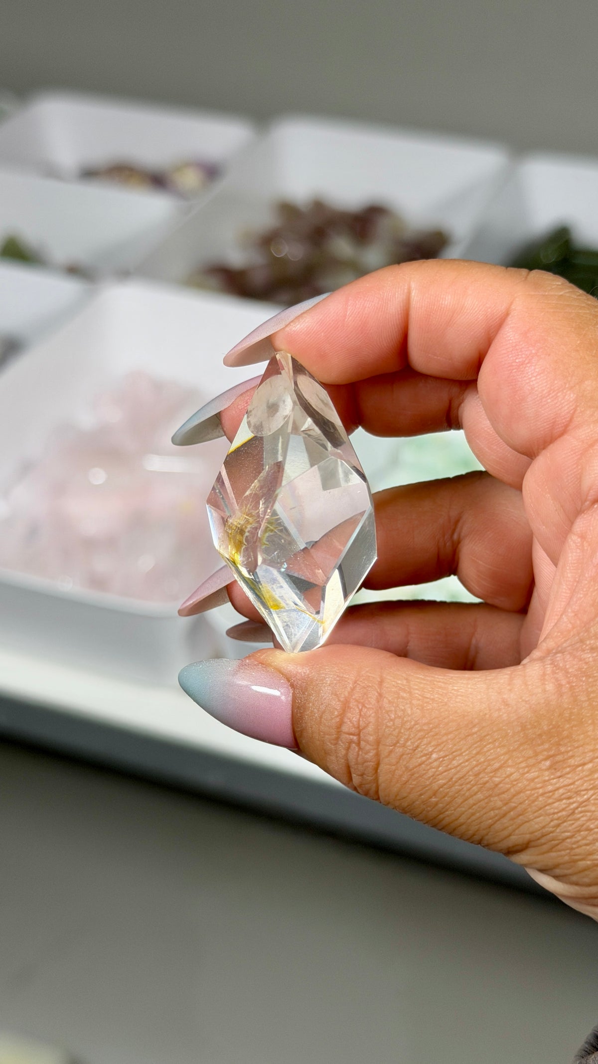 Gorgeous Clear Quartz Freeform | Brazil | Opt 1 | Denver Gem Show Find