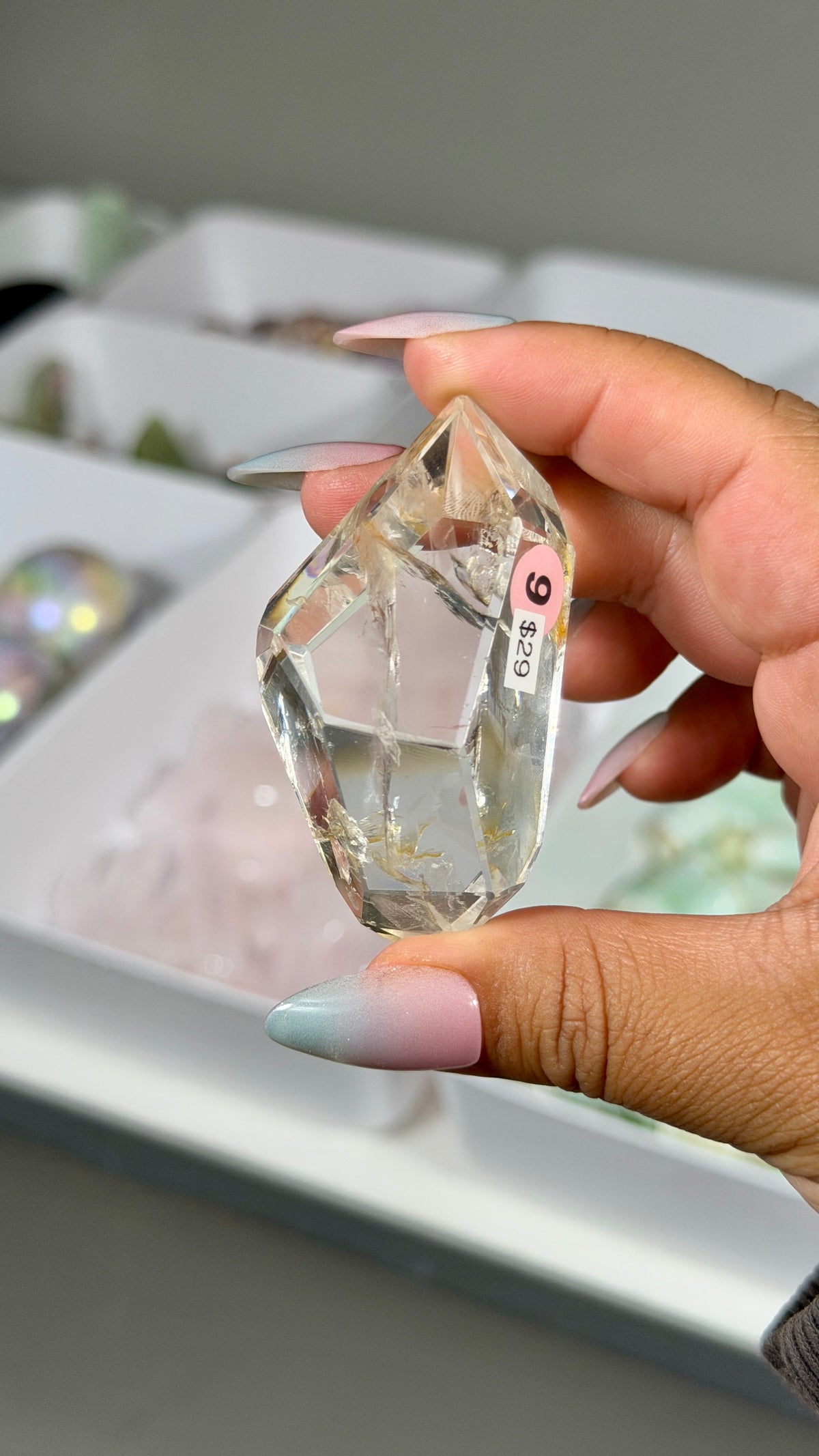 Gorgeous Clear Quartz Freeform | Brazil | Opt 9 | Denver Gem Show Find
