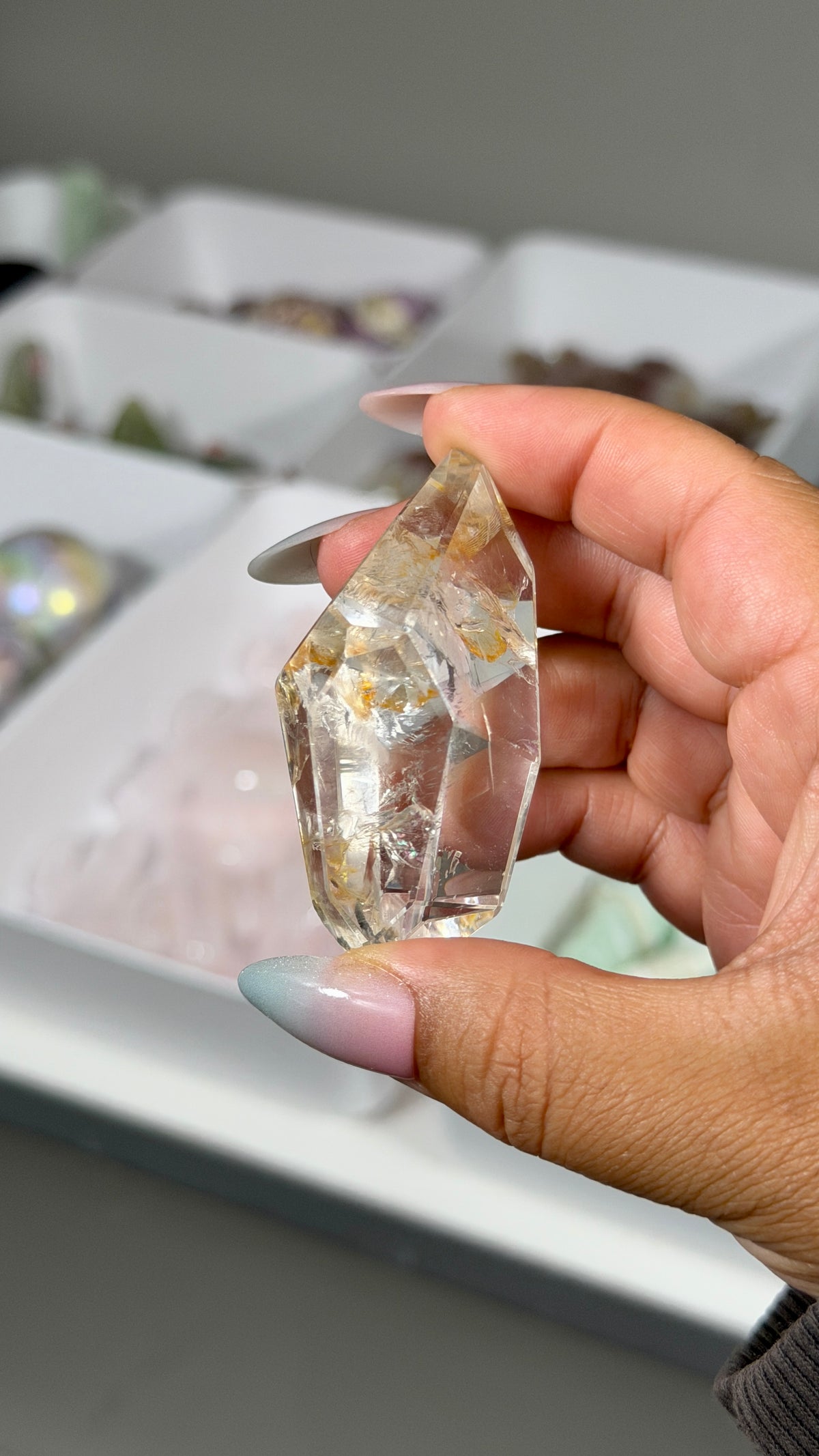 Gorgeous Clear Quartz Freeform | Brazil | Opt 9 | Denver Gem Show Find