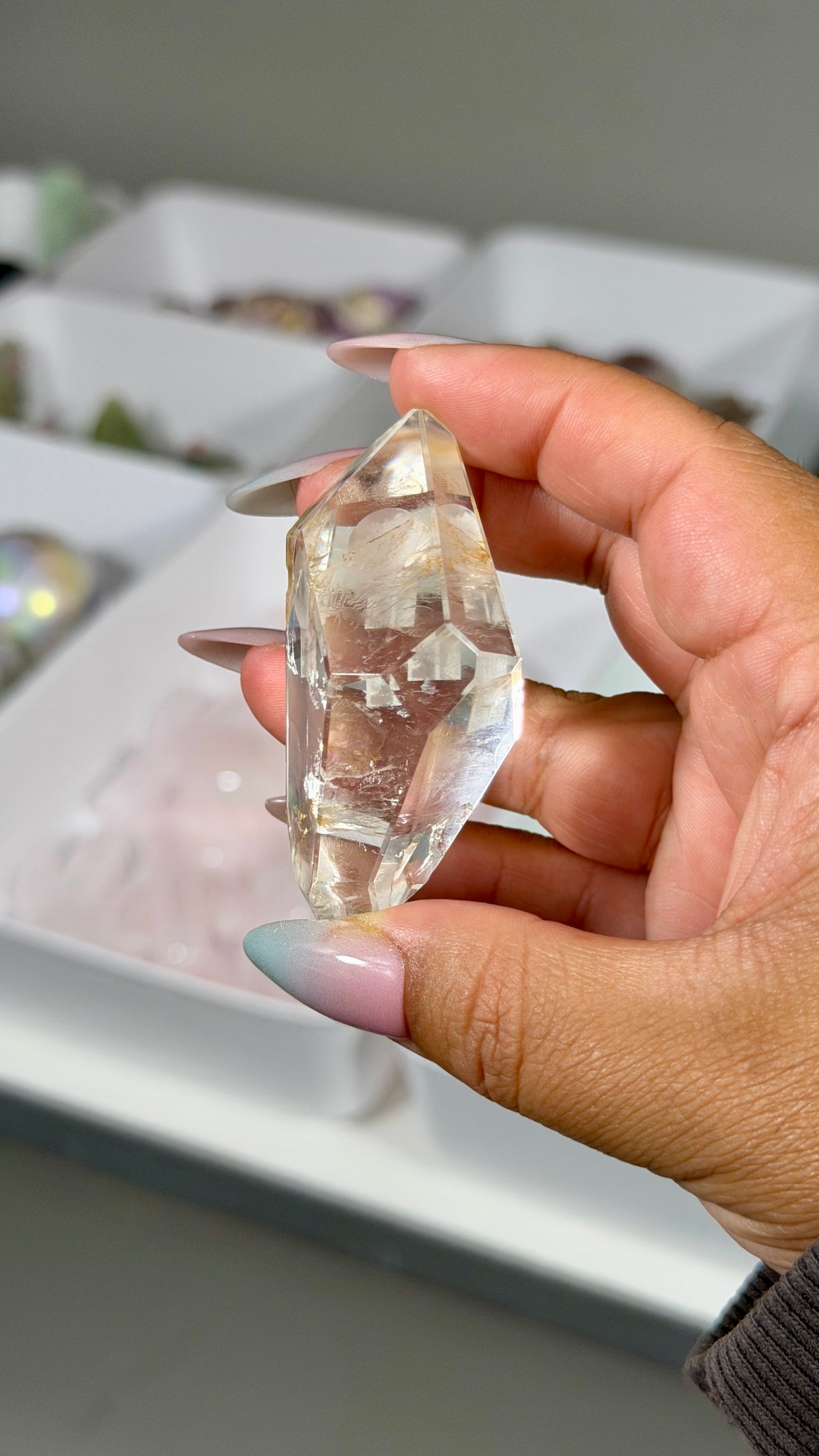 Gorgeous Clear Quartz Freeform | Brazil | Opt 9 | Denver Gem Show Find