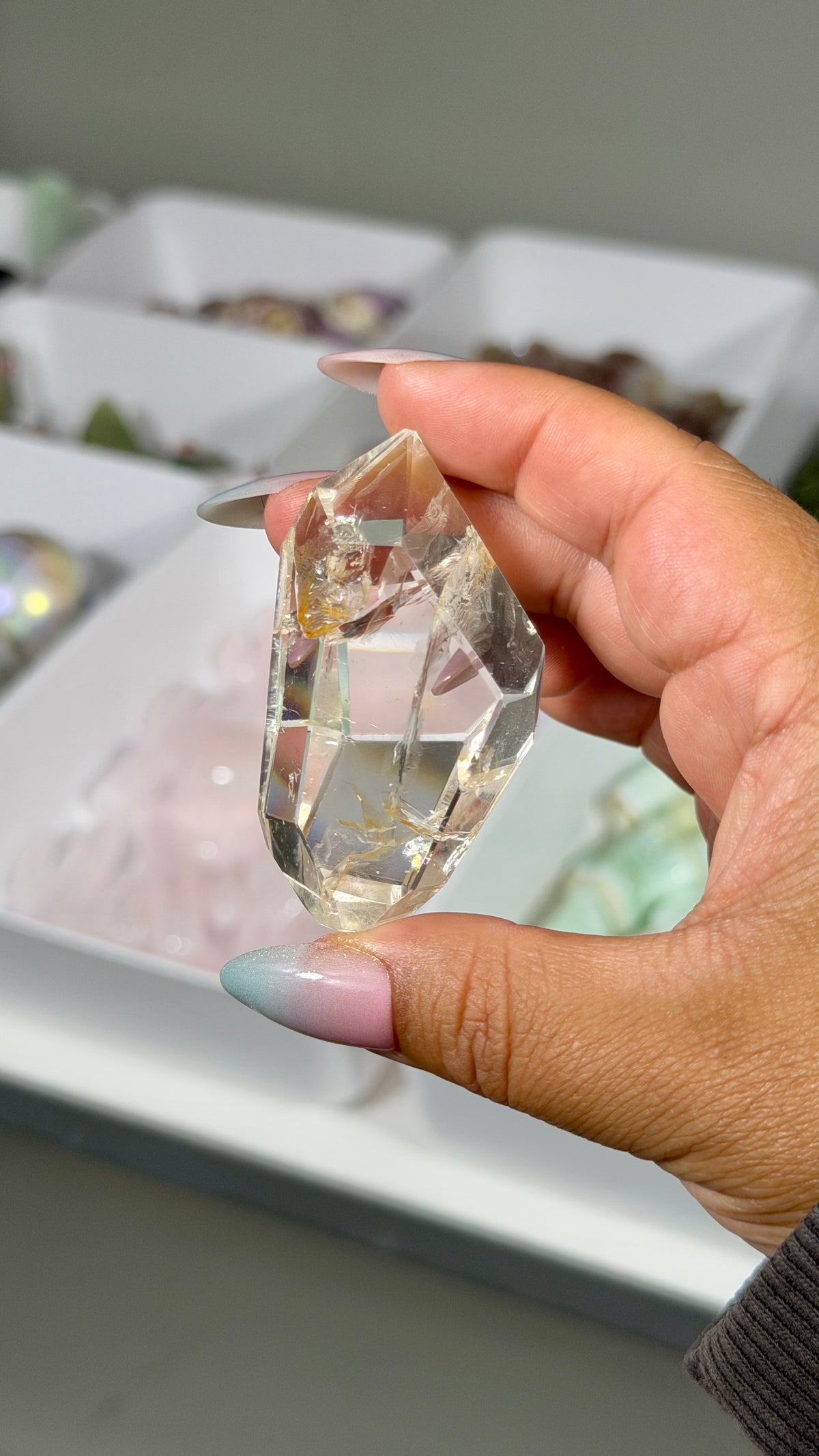 Gorgeous Clear Quartz Freeform | Brazil | Opt 9 | Denver Gem Show Find