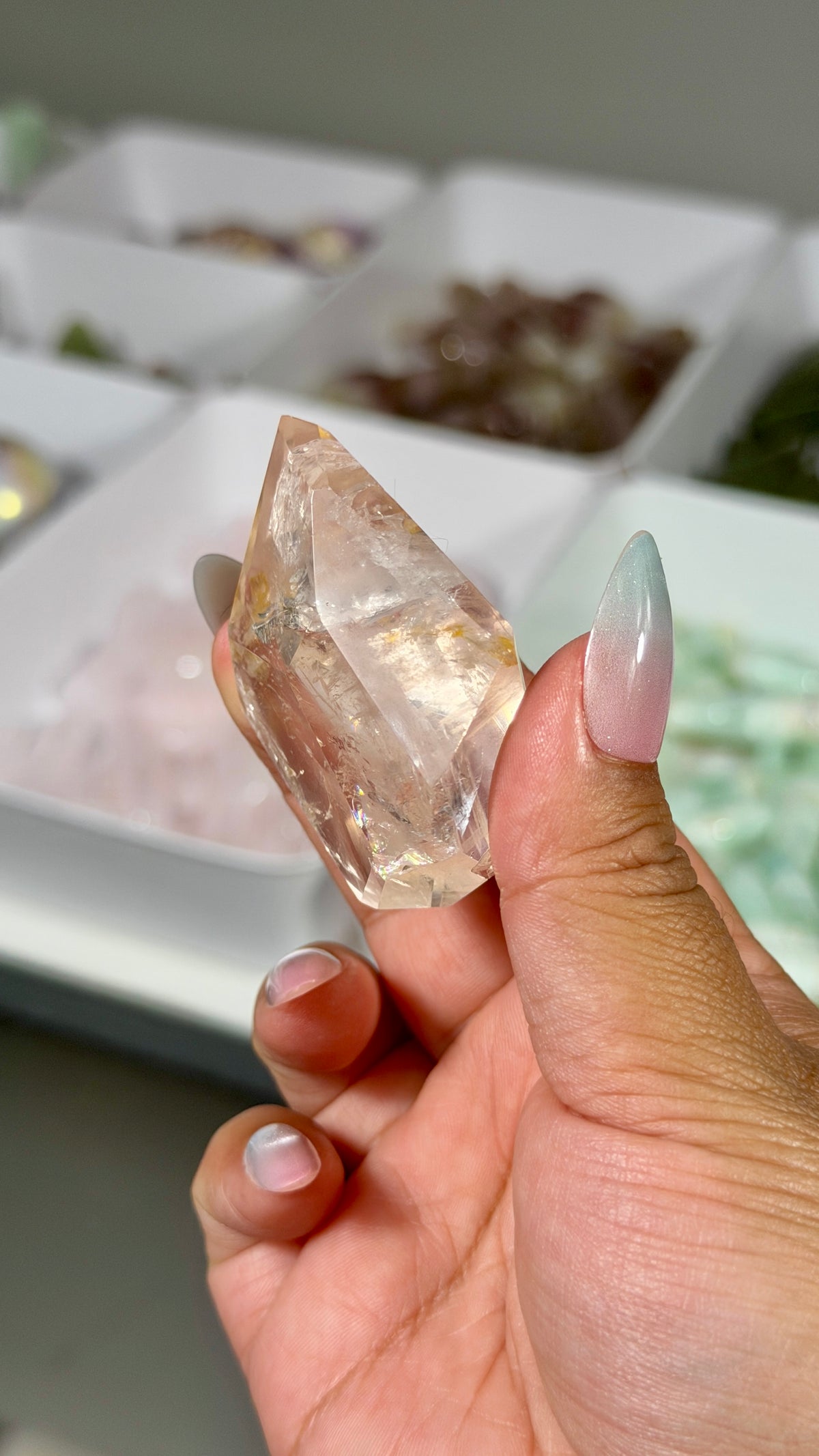 Gorgeous Clear Quartz Freeform | Brazil | Opt 15 | Denver Gem Show Find