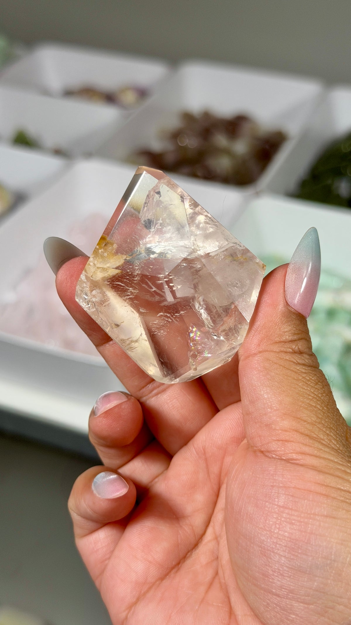 Gorgeous Clear Quartz Freeform | Brazil | Opt 15 | Denver Gem Show Find