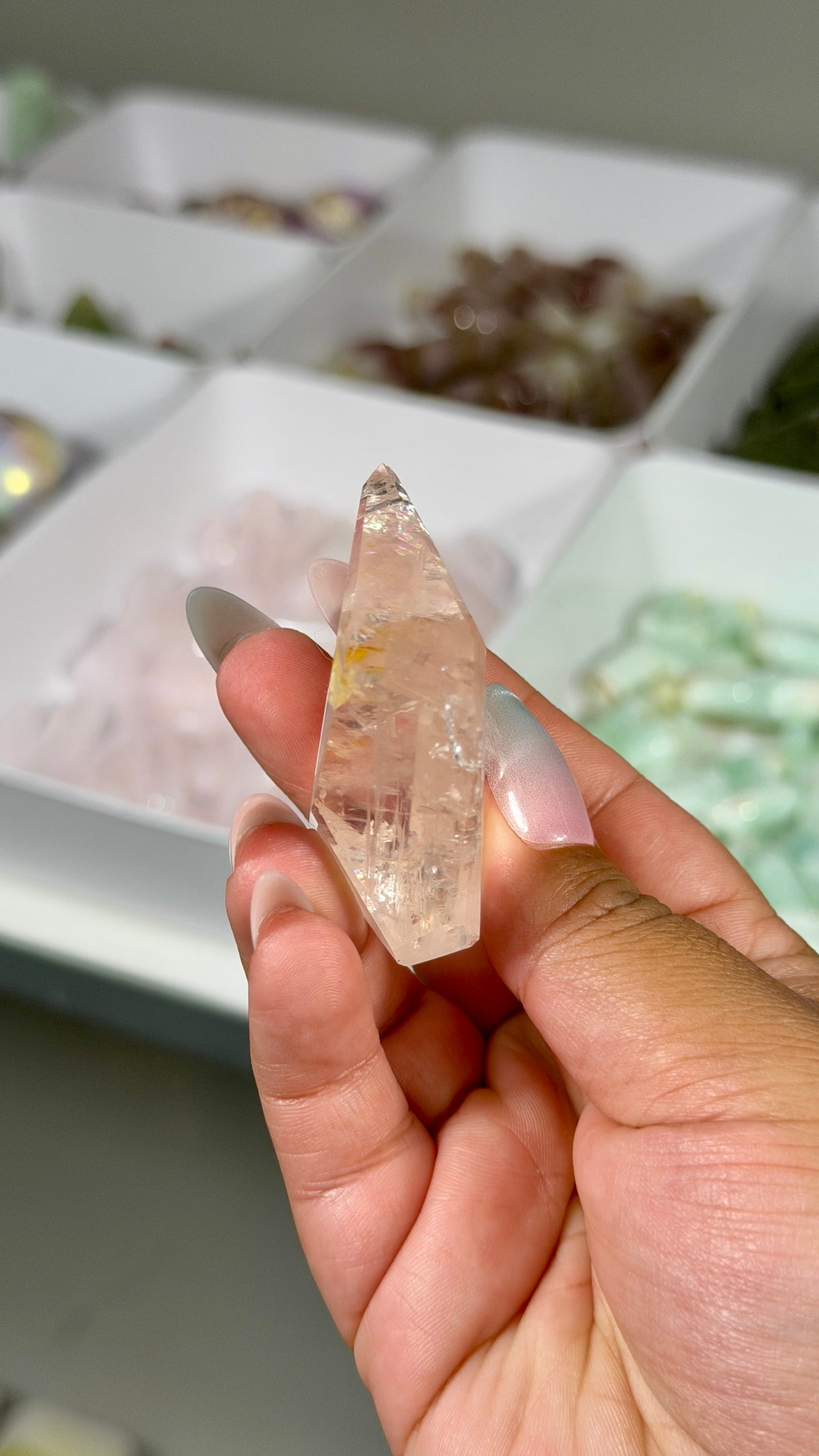 Gorgeous Clear Quartz Freeform | Brazil | Opt 15 | Denver Gem Show Find