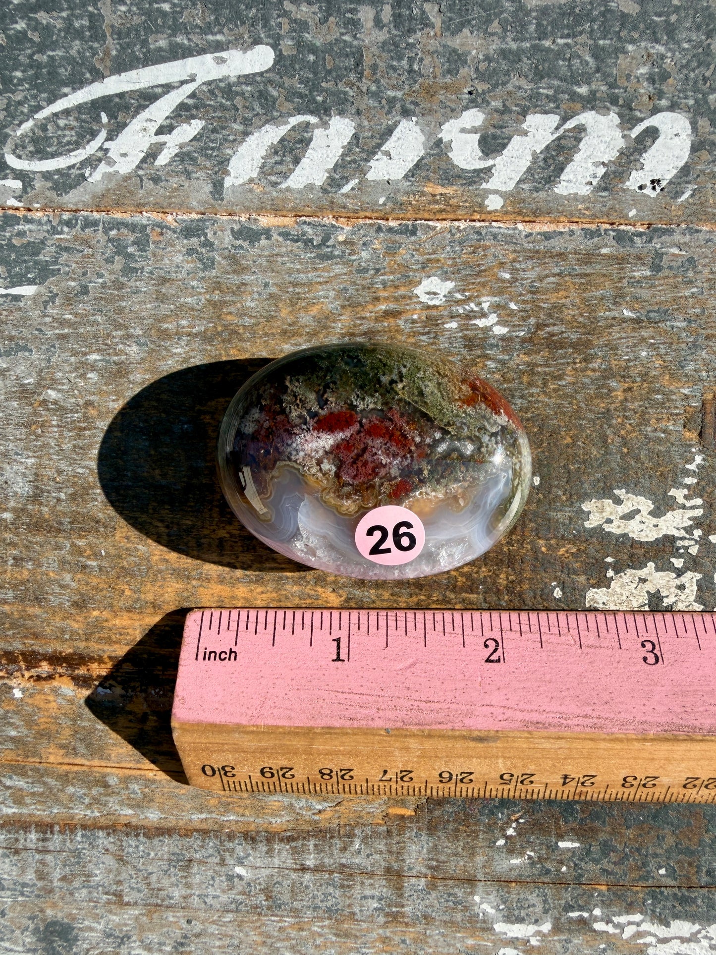 Gorgeous Scenic Moss Agate Palm Stone | Indonesia | Opt 26