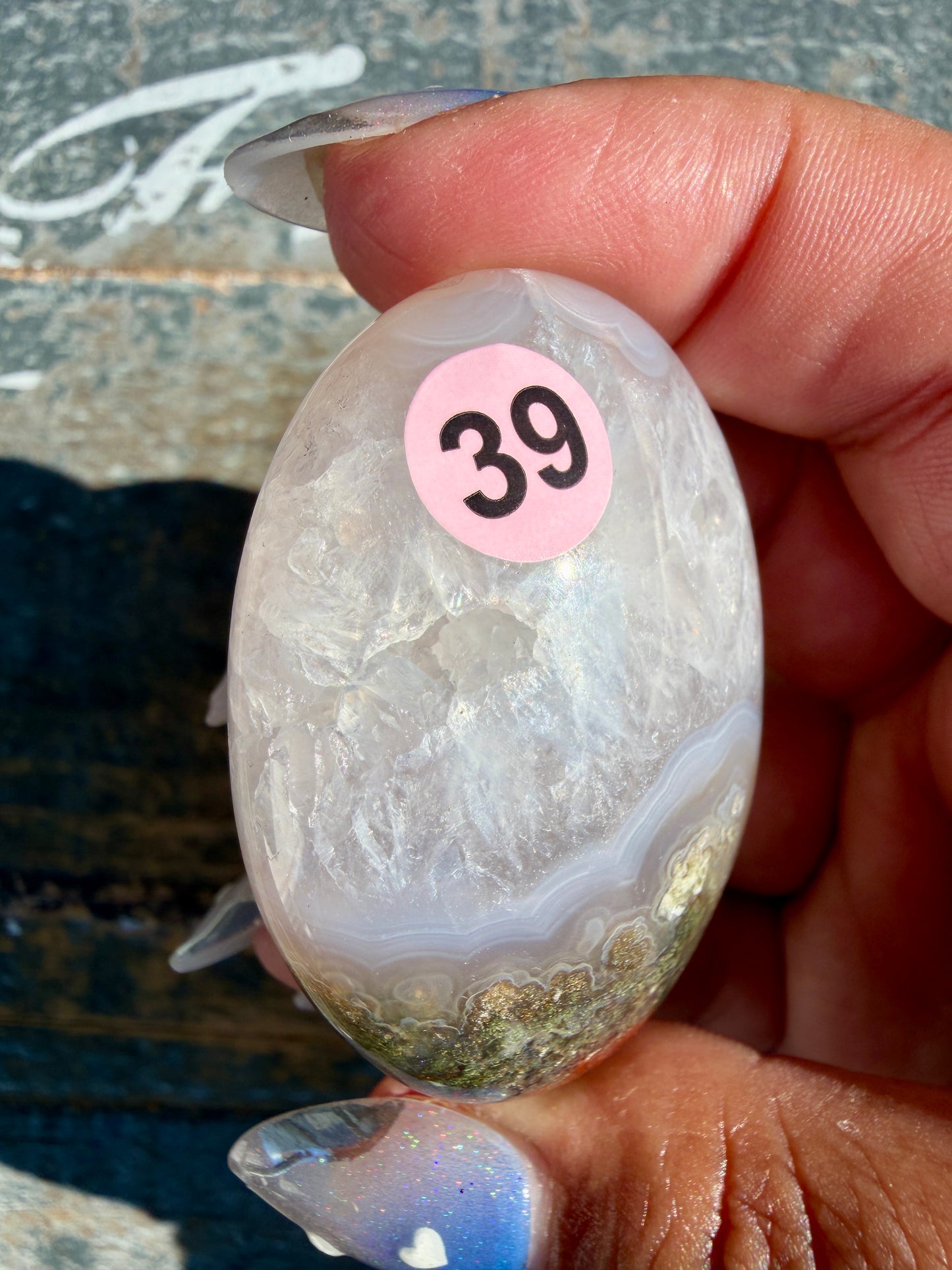 Gorgeous Scenic Moss Agate Palm Stone | Indonesia | Opt 39