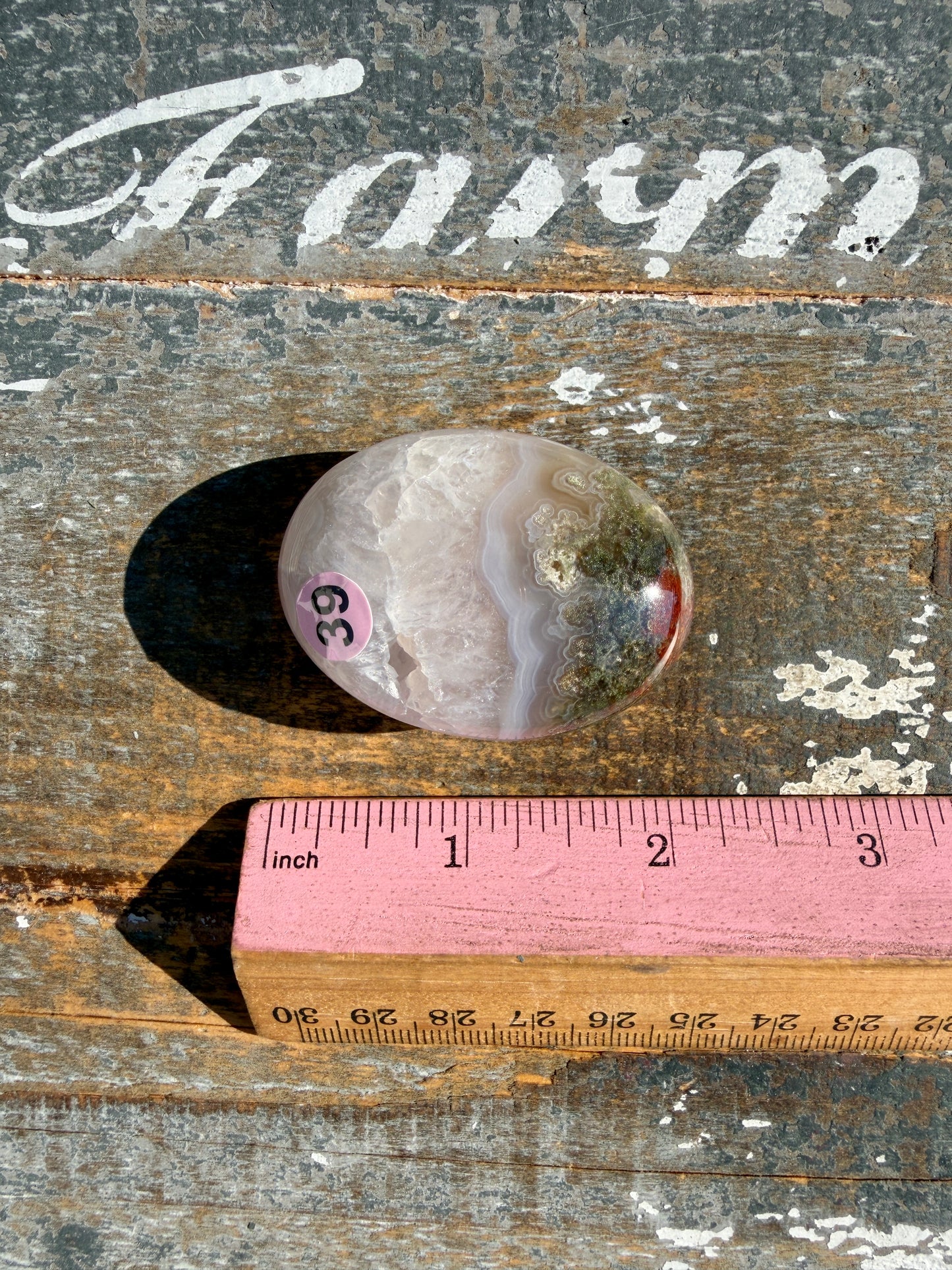 Gorgeous Scenic Moss Agate Palm Stone | Indonesia | Opt 39