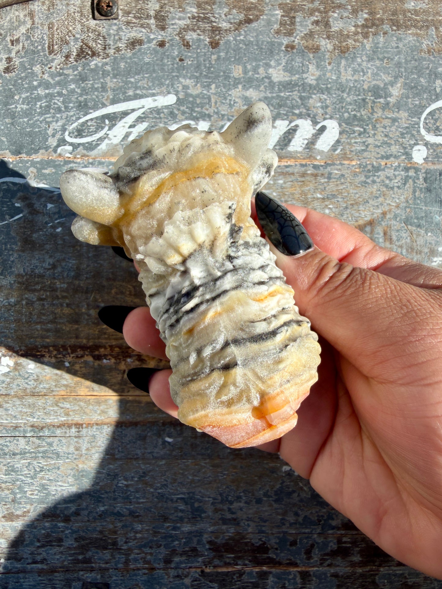 Adorable Bumblebee Calcite Yak | Opt 3