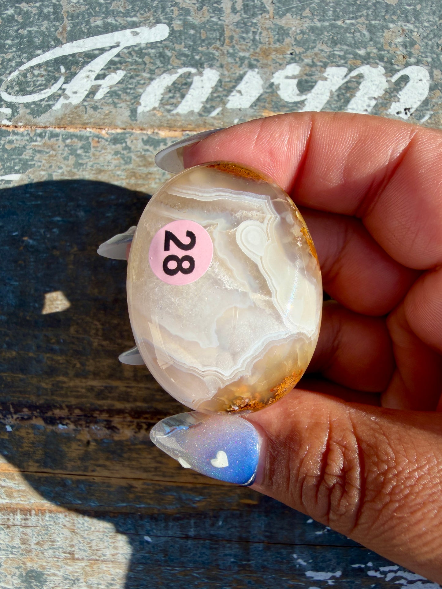 Gorgeous Scenic Moss Agate Palm Stone | Indonesia | Opt 28