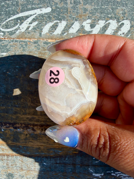 Gorgeous Scenic Moss Agate Palm Stone | Indonesia | Opt 28