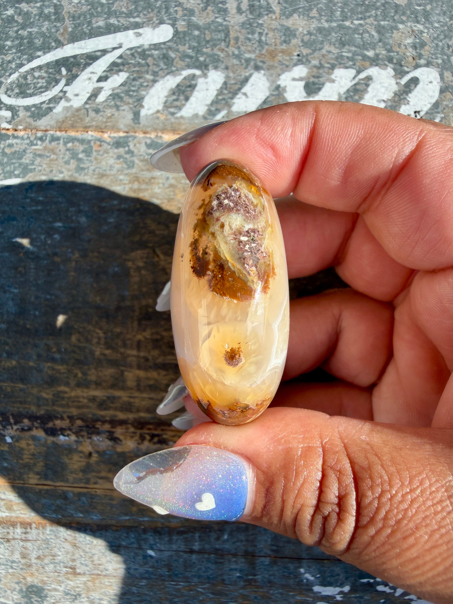 Gorgeous Scenic Moss Agate Palm Stone | Indonesia | Opt 28