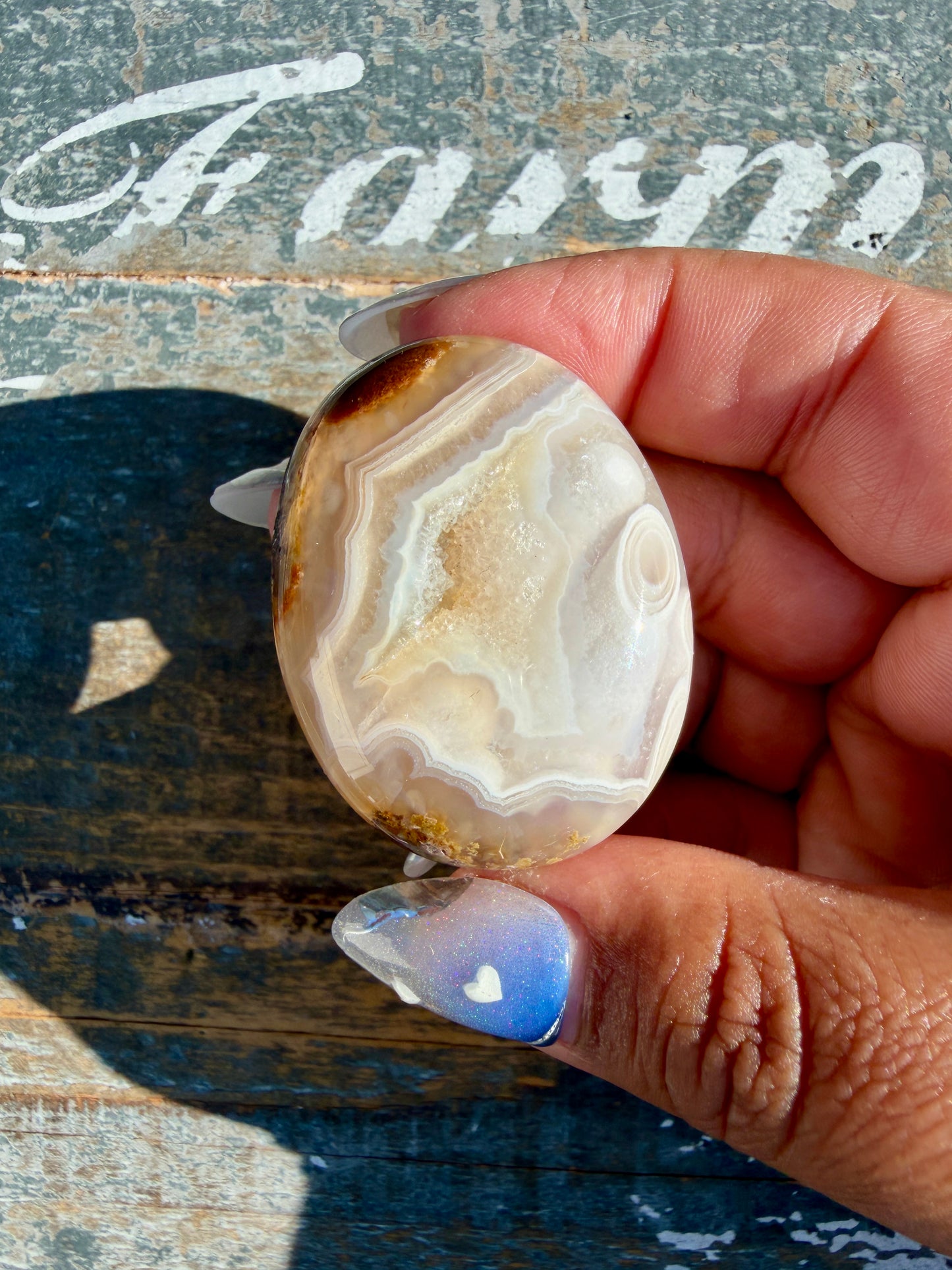 Gorgeous Scenic Moss Agate Palm Stone | Indonesia | Opt 28