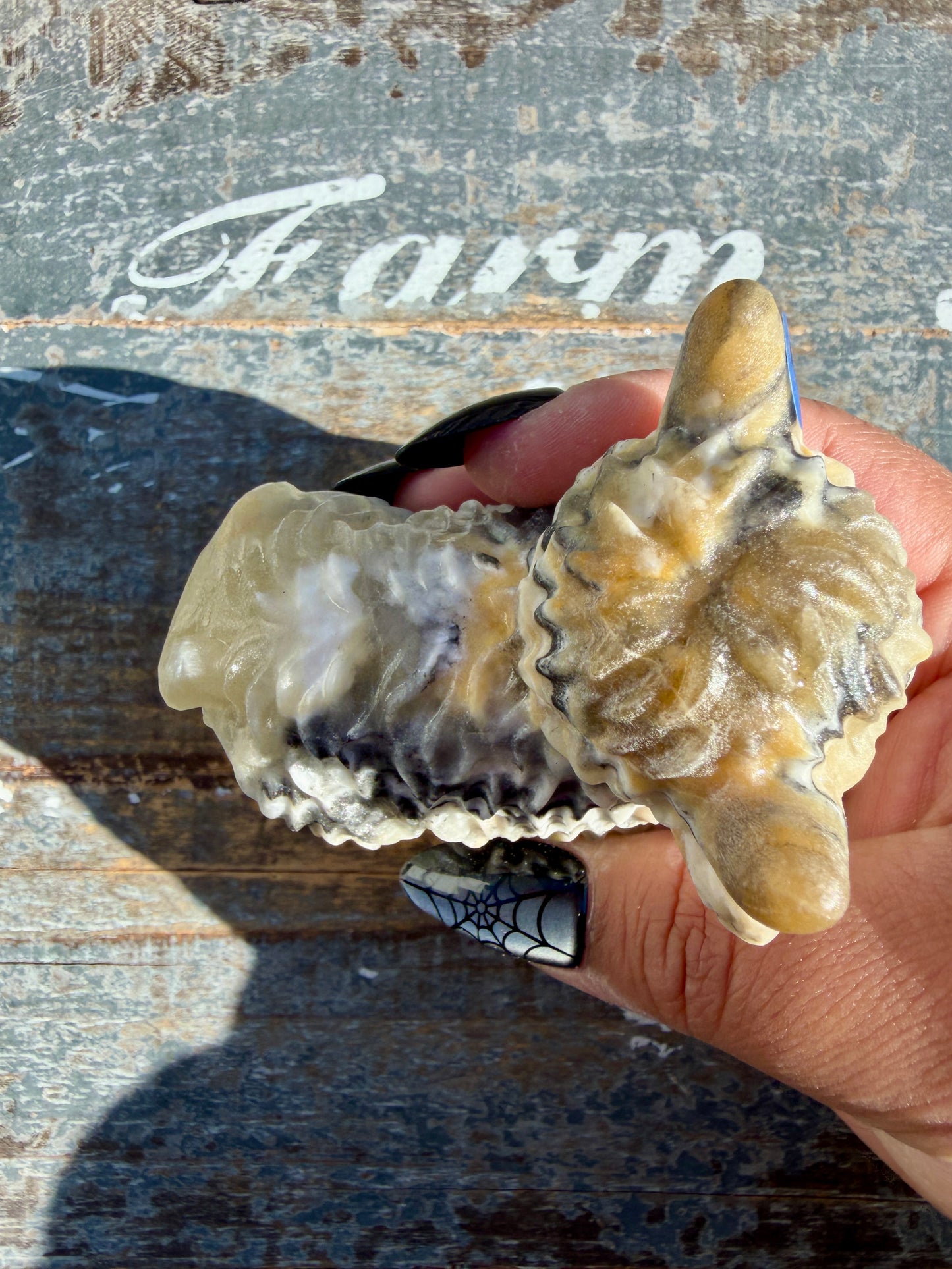 Adorable Bumblebee Calcite Yak | Opt 7