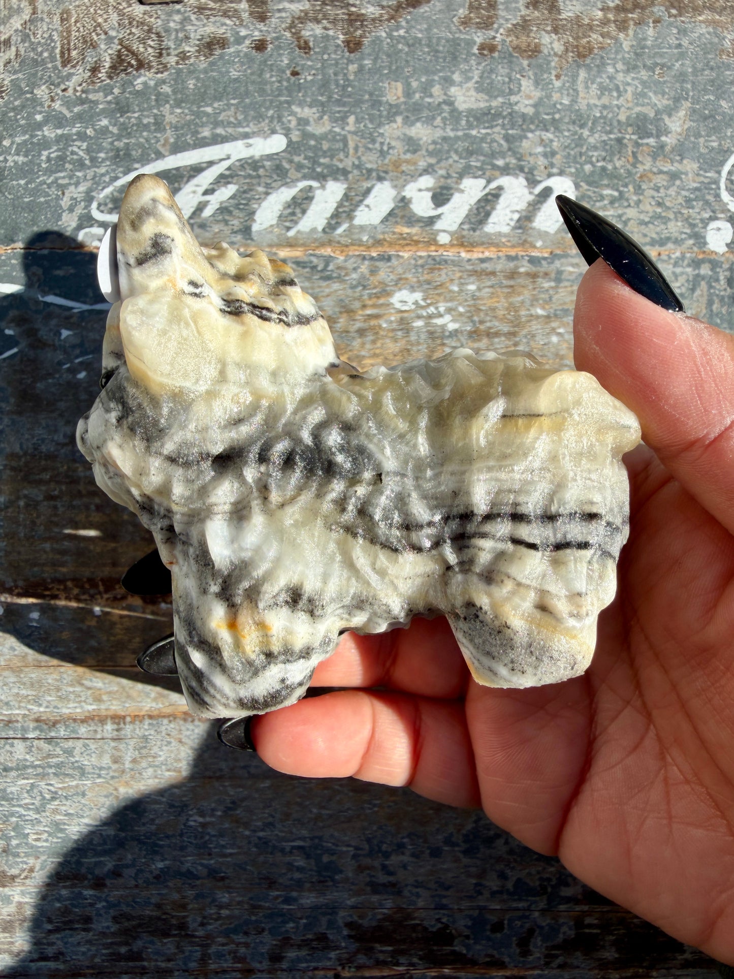 Adorable Bumblebee Calcite Yak | Opt 7