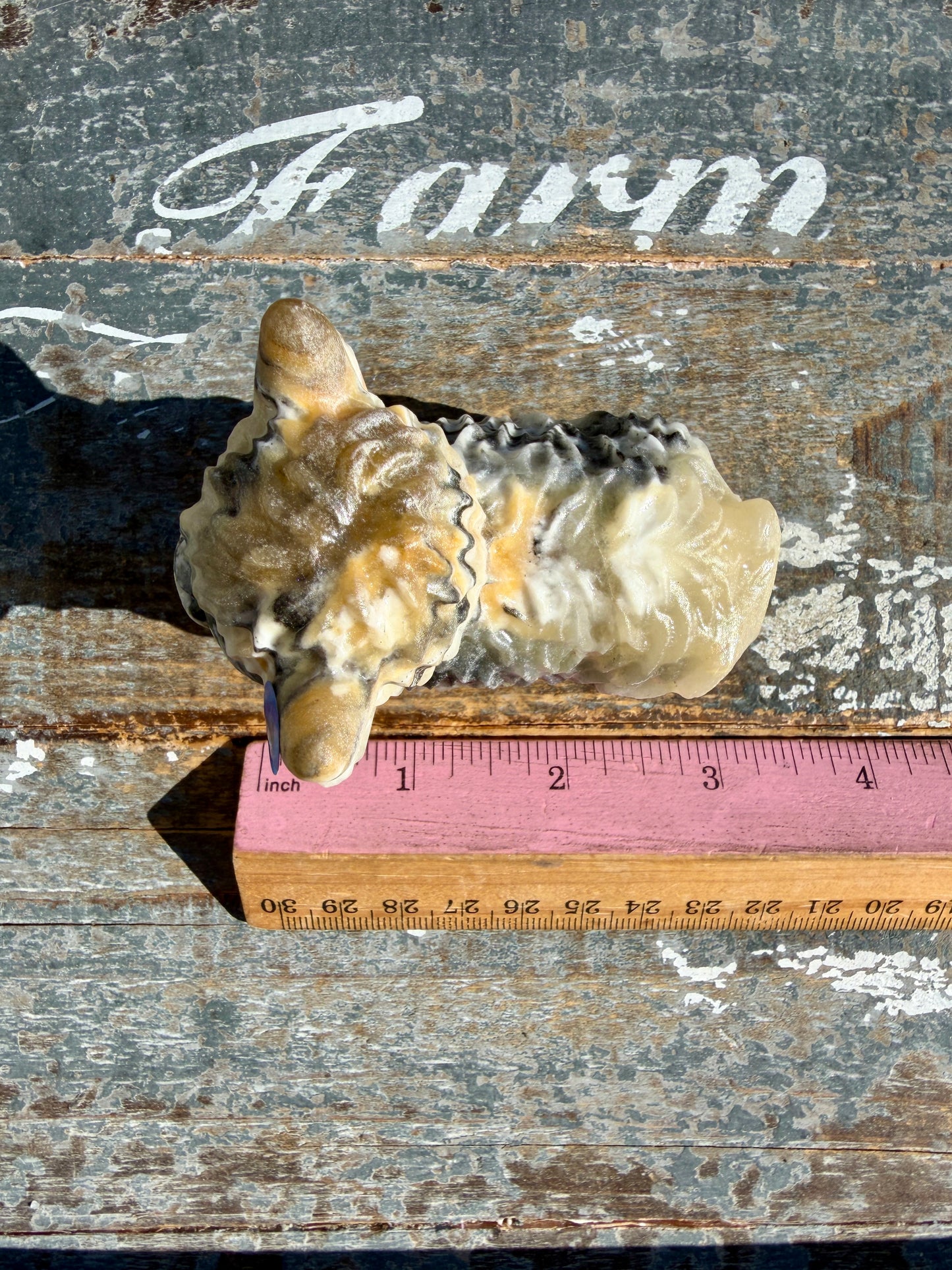 Adorable Bumblebee Calcite Yak | Opt 7
