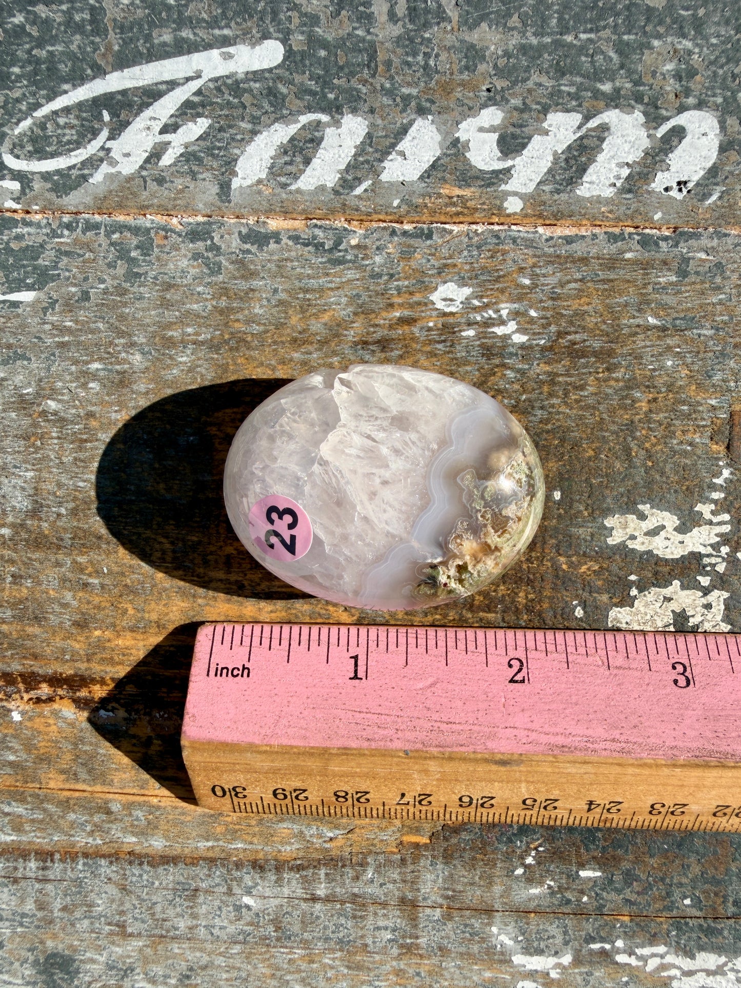 Gorgeous Scenic Moss Agate Palm Stone | Indonesia | Opt 23