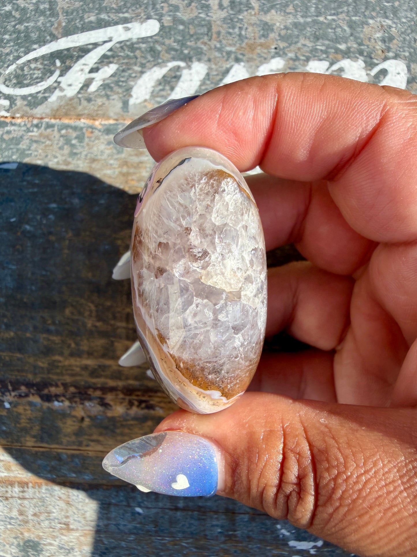 Gorgeous Scenic Moss Agate Palm Stone | Indonesia | Opt 36