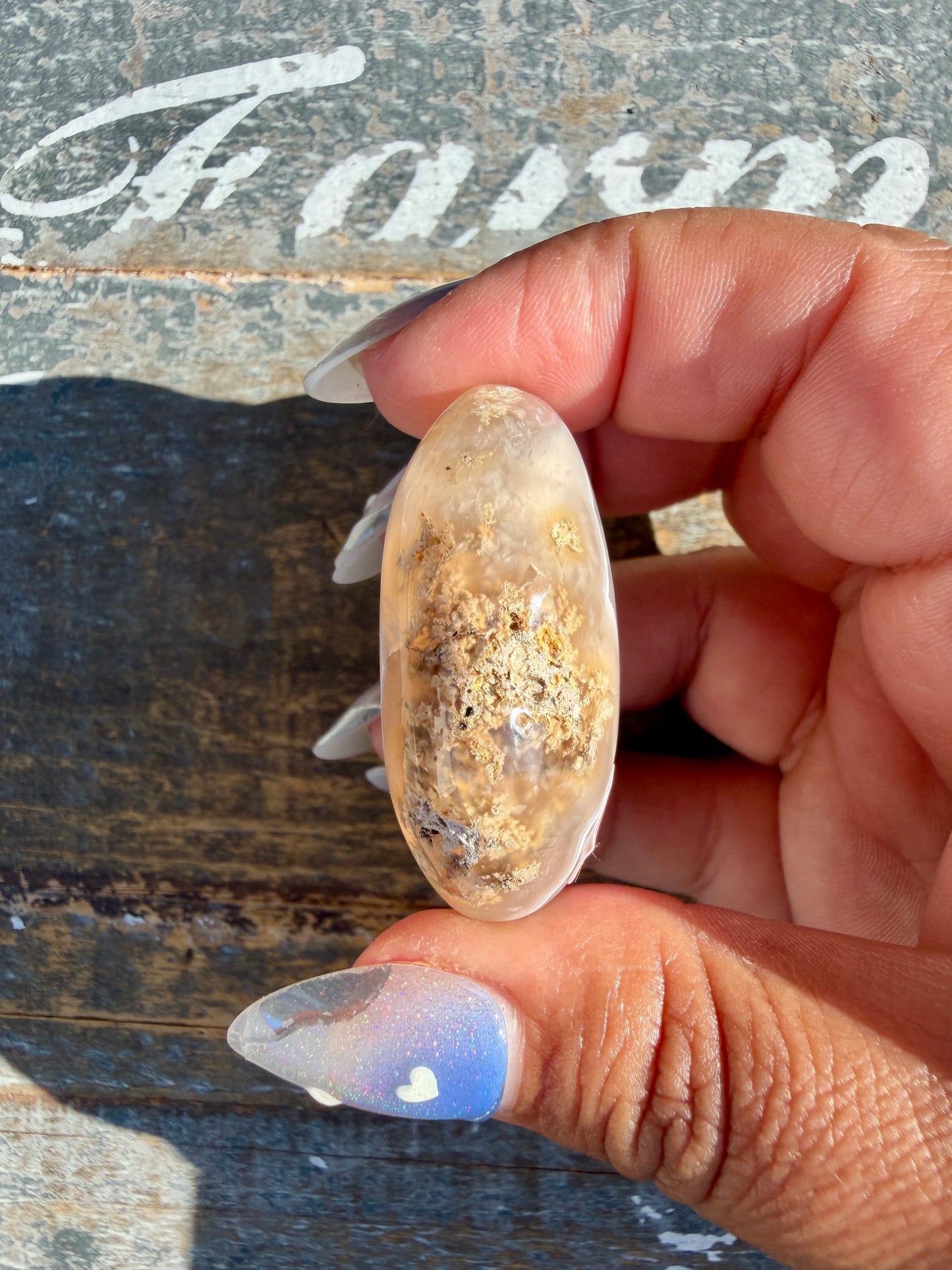 Gorgeous Scenic Moss Agate Palm Stone | Indonesia | Opt 24