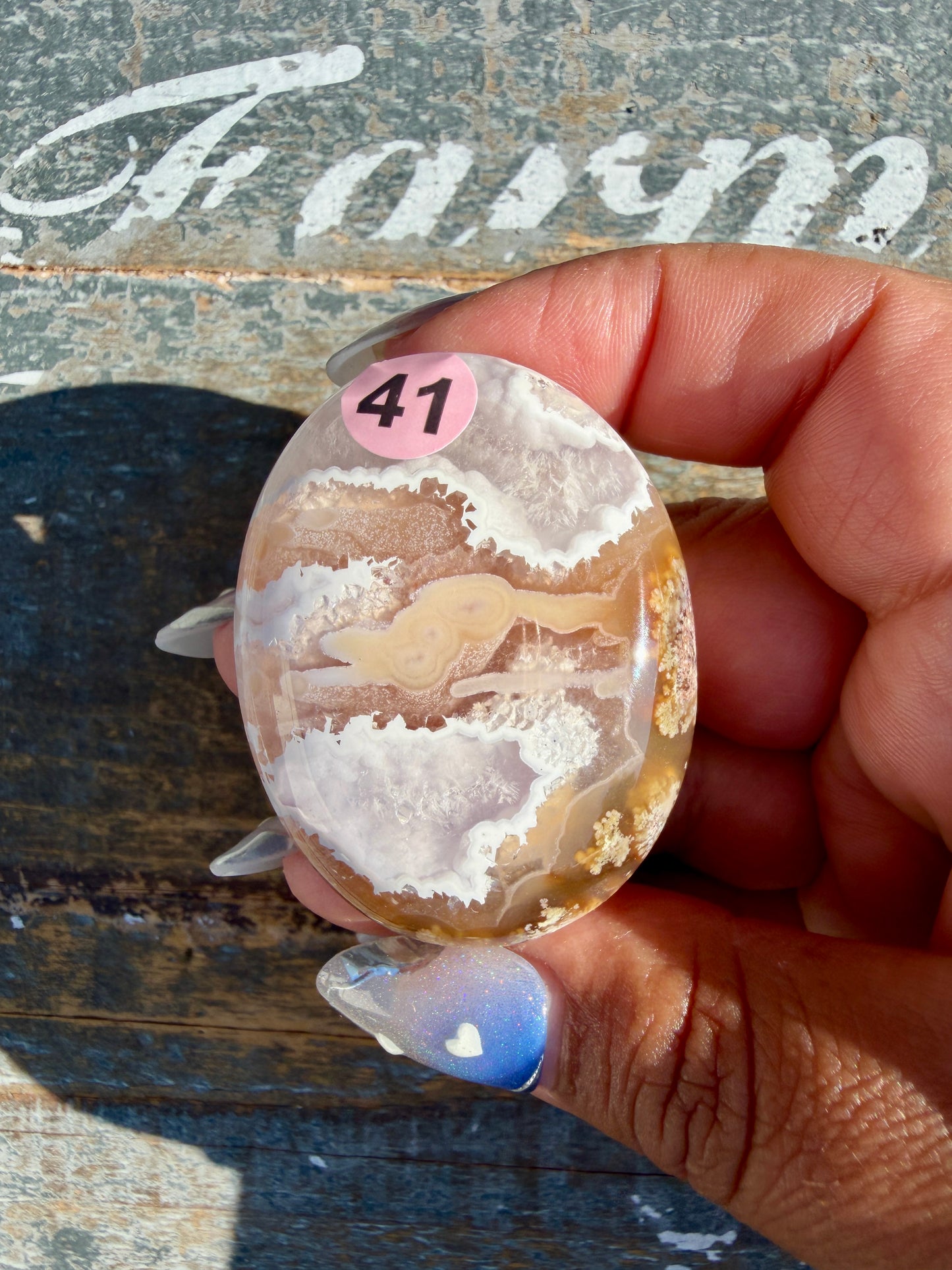 Gorgeous Scenic Moss Agate Palm Stone | Indonesia | Opt 41