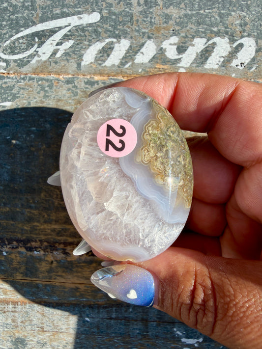 Gorgeous Scenic Moss Agate Palm Stone | Indonesia | Opt 22