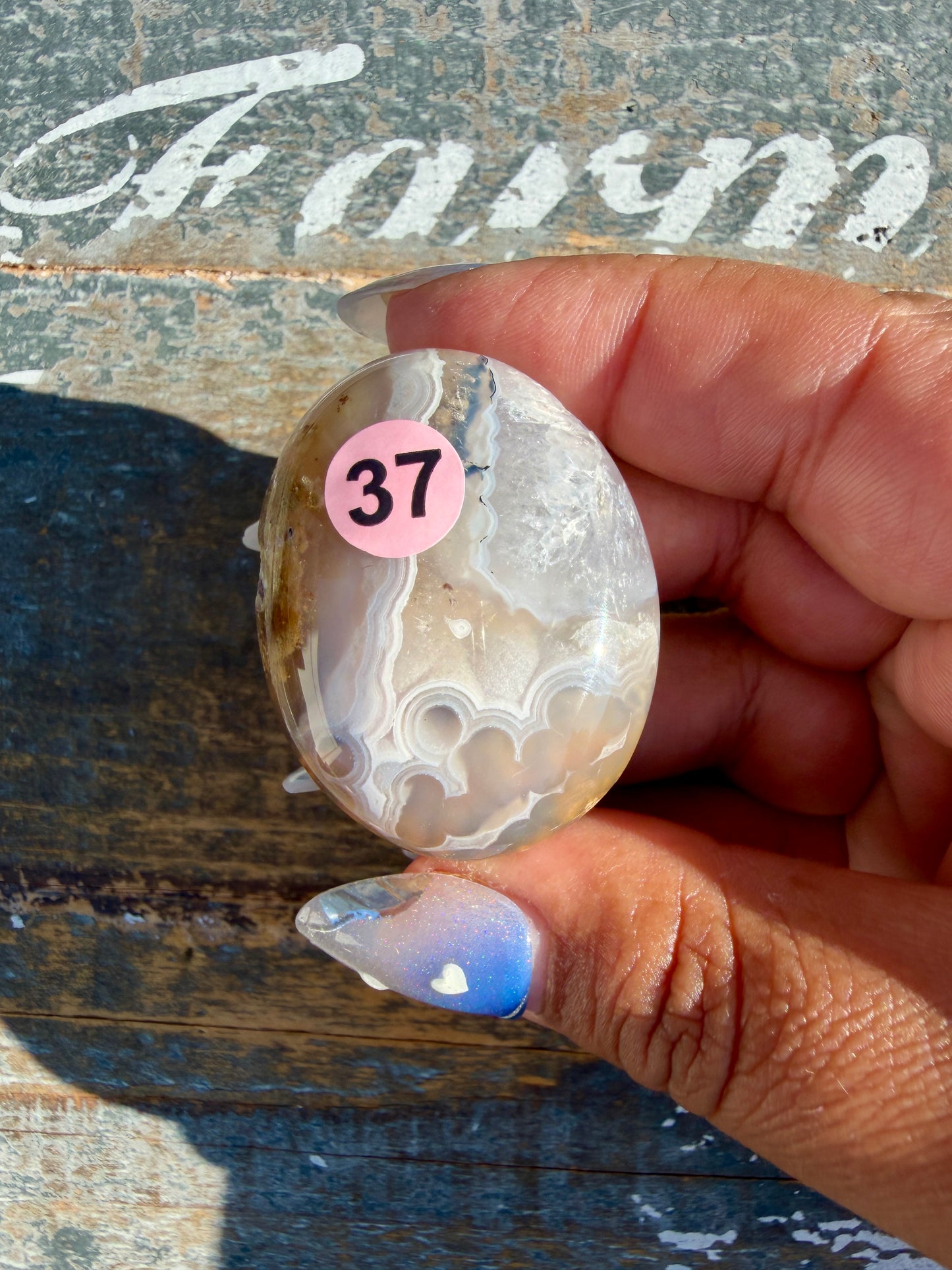 Gorgeous Scenic Moss Agate Palm Stone | Indonesia | Opt 37