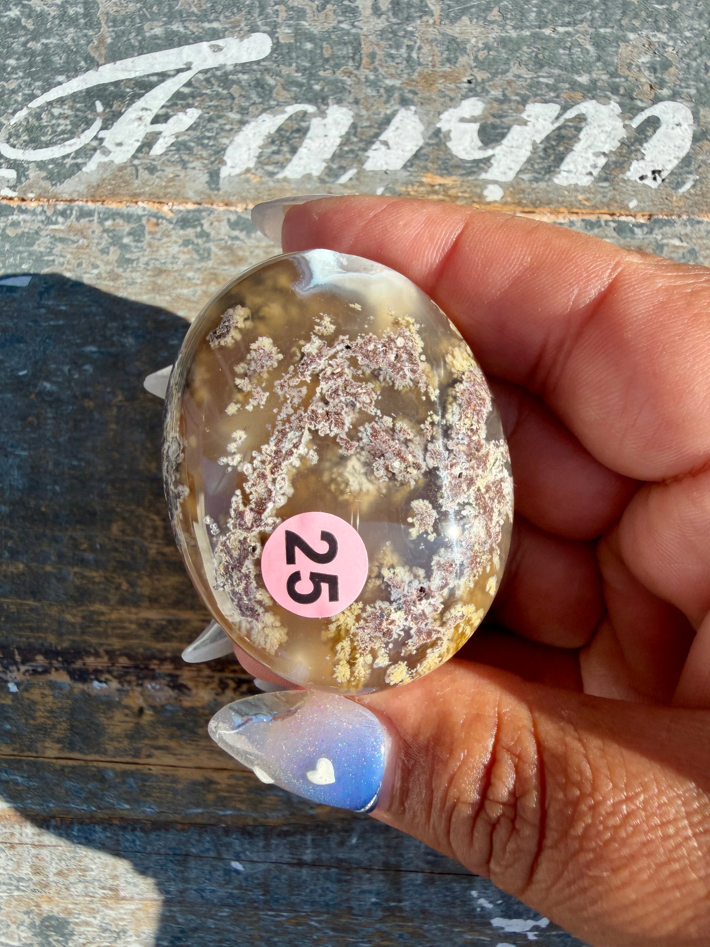 Gorgeous Scenic Moss Agate Palm Stone | Indonesia | Opt 25