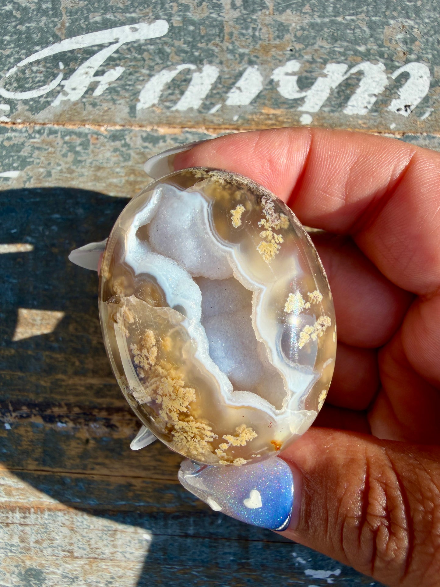 Gorgeous Scenic Moss Agate Palm Stone | Indonesia | Opt 25