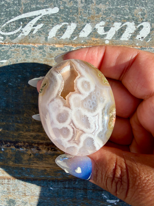 Gorgeous Scenic Moss Agate Palm Stone | Indonesia | Opt 30