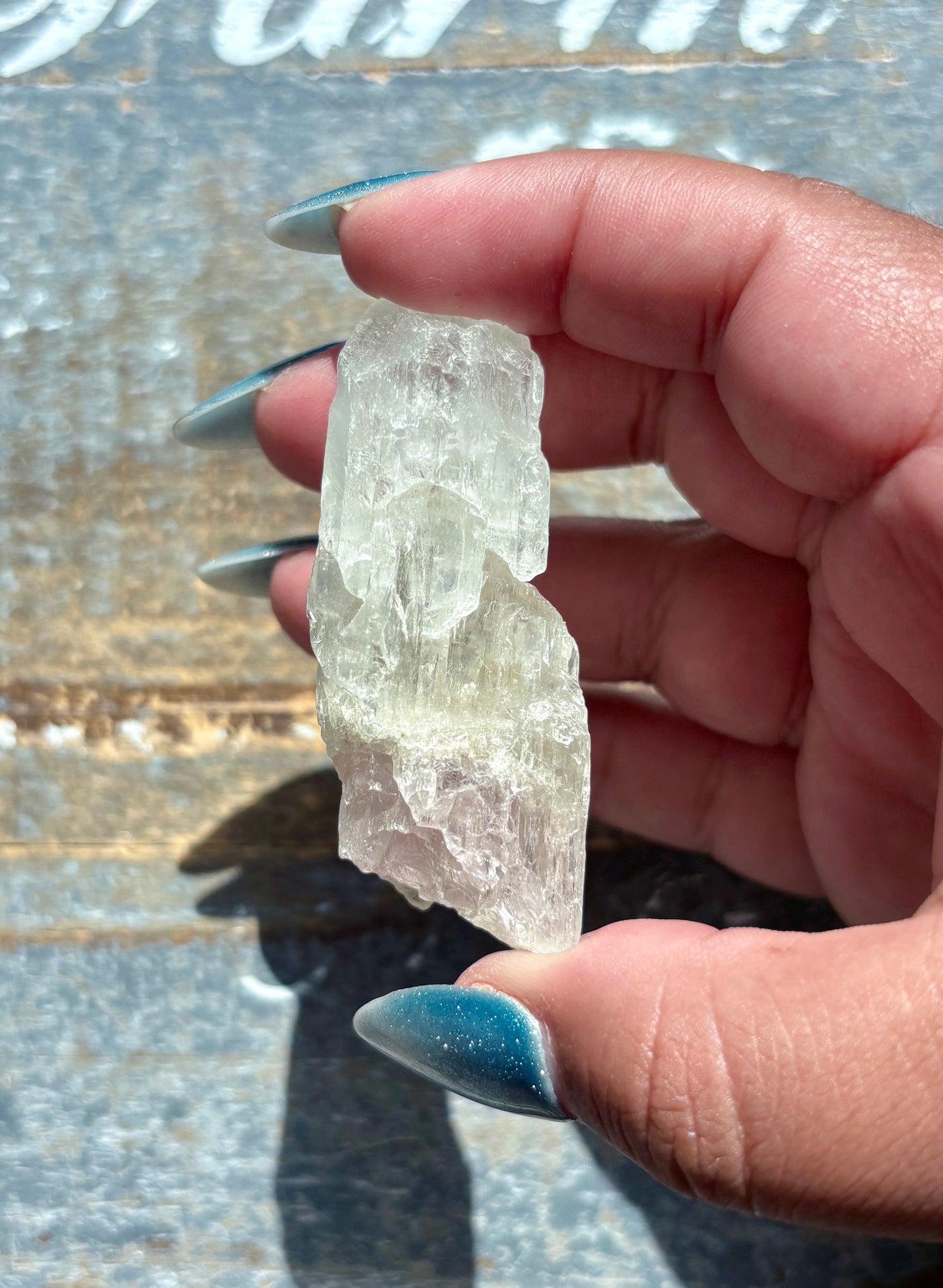 Gorgeous Raw Bi Color Kunzite