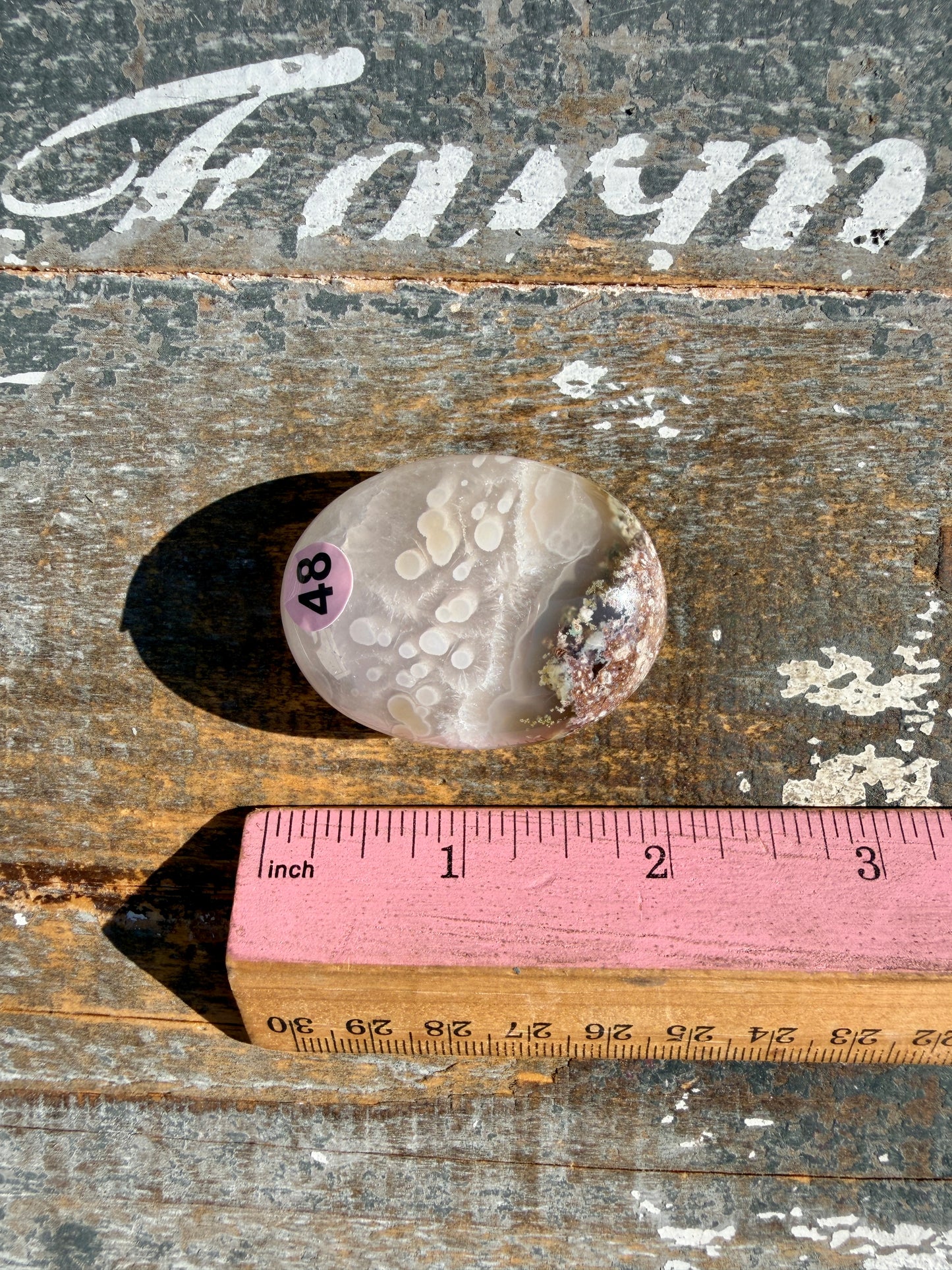 Gorgeous Scenic Moss Agate Palm Stone | Indonesia | Opt 48