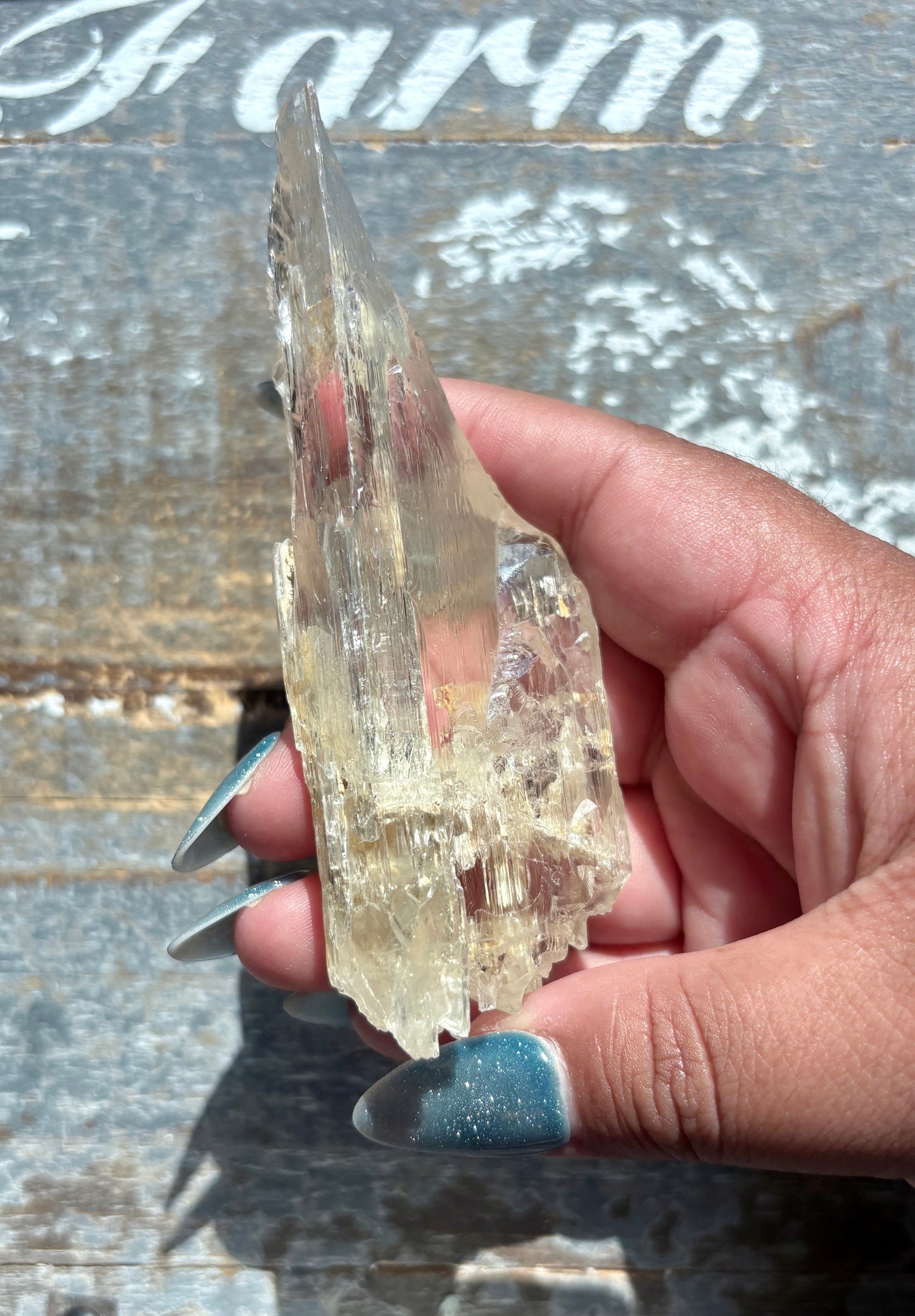 Gorgeous Raw Yellow Triphane Kunzite