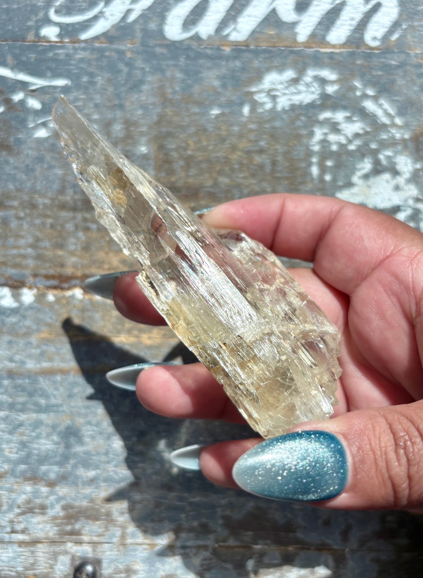 Gorgeous Raw Yellow Triphane Kunzite