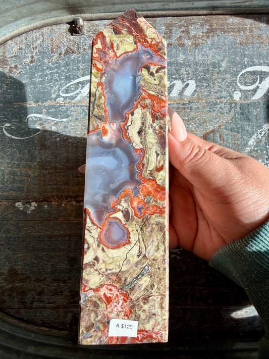 Gorgeous Statement Money Agate Tower | Opt A