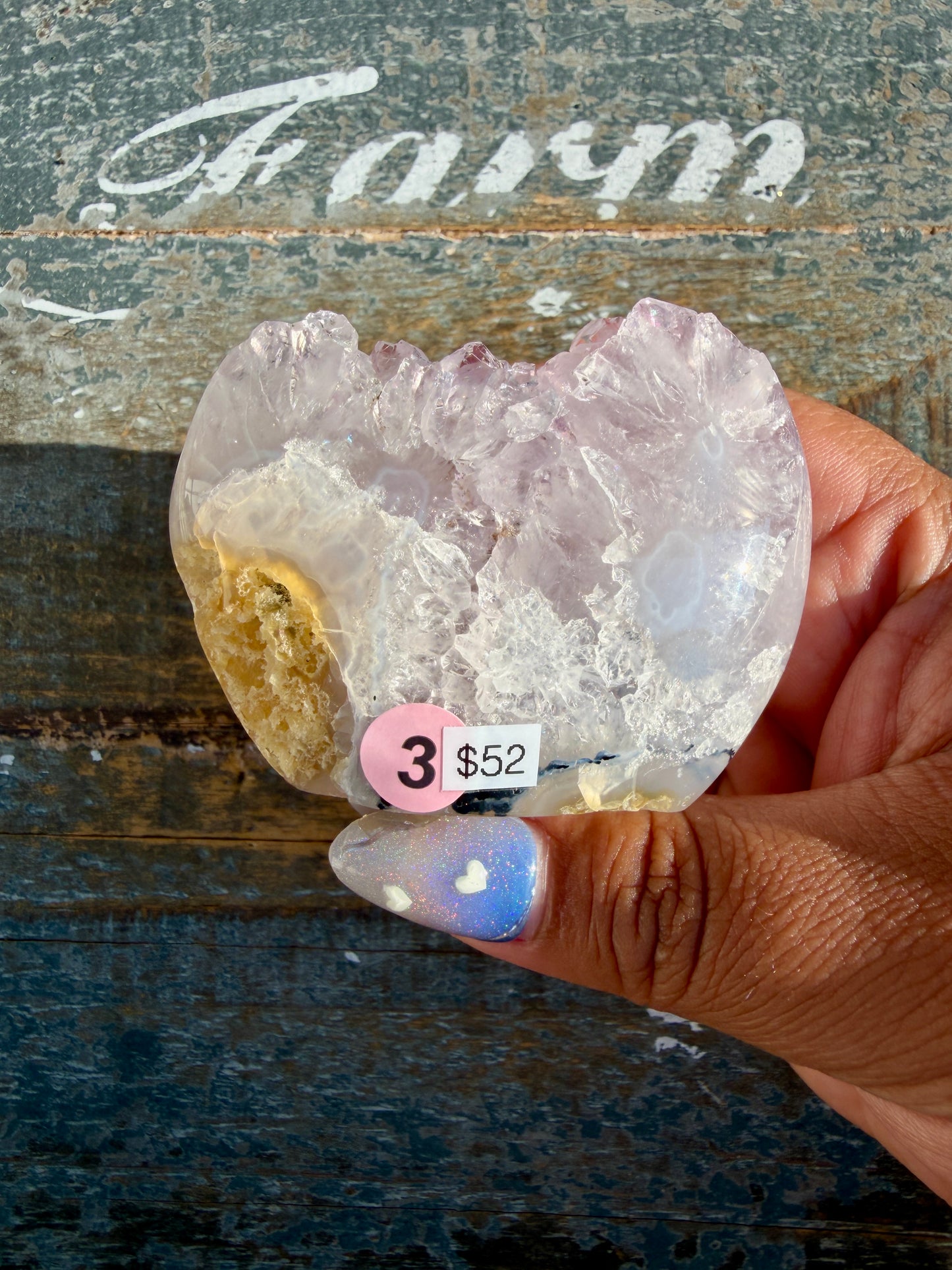 Gorgeous Scenic Moss Agate Freeform with Lavender Druzy | Indonesia | Opt 3