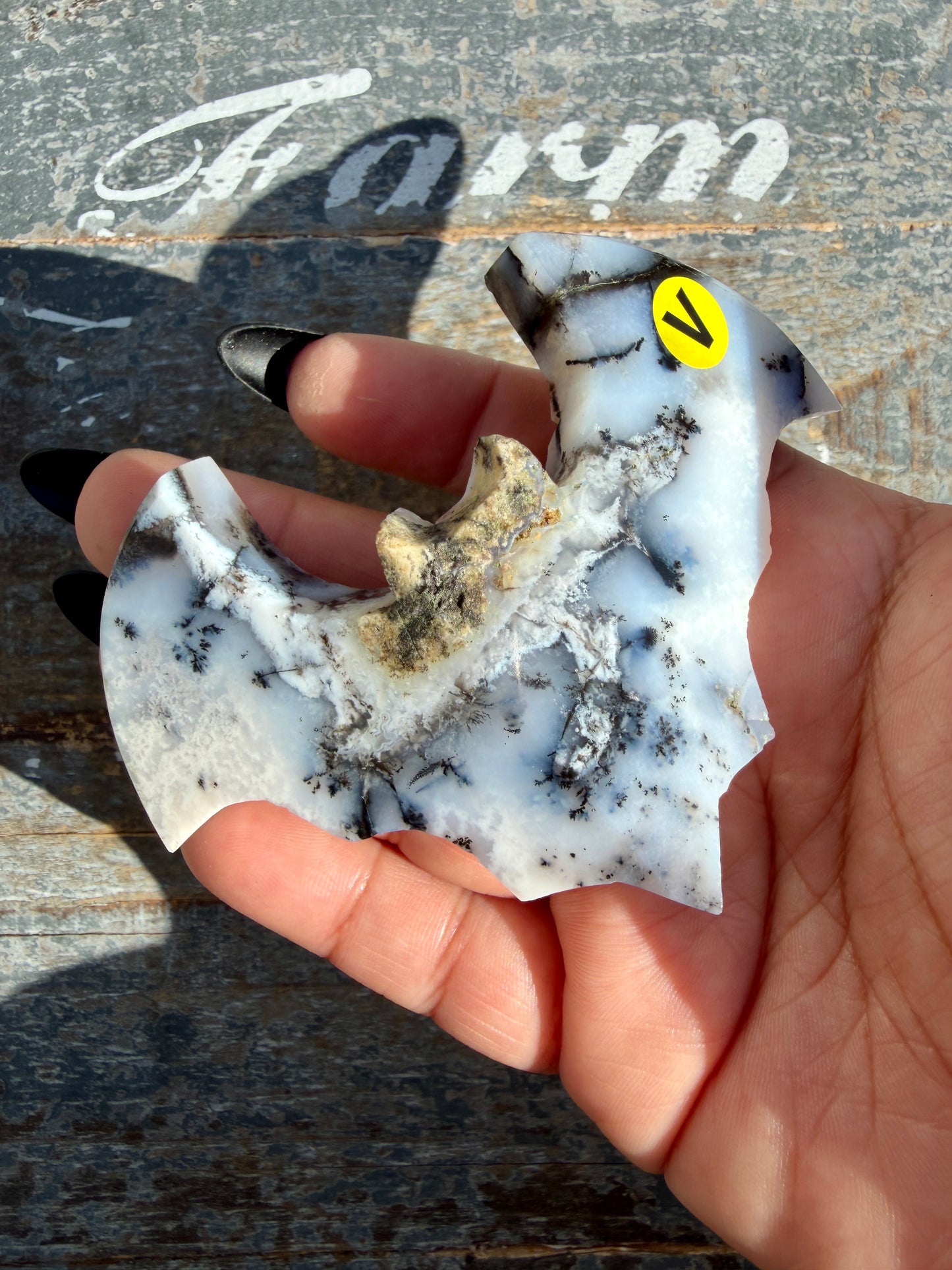 Gorgeous Dendritic Opal Bat | Opt V